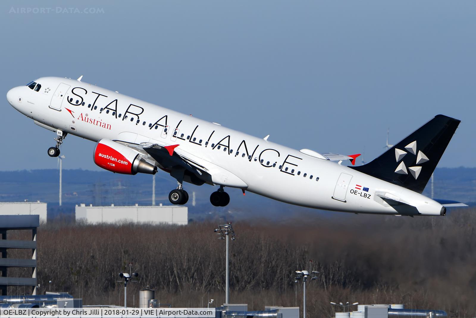 OE-LBZ, 2012 Airbus A320-214 C/N 5181, Austrian Airlines