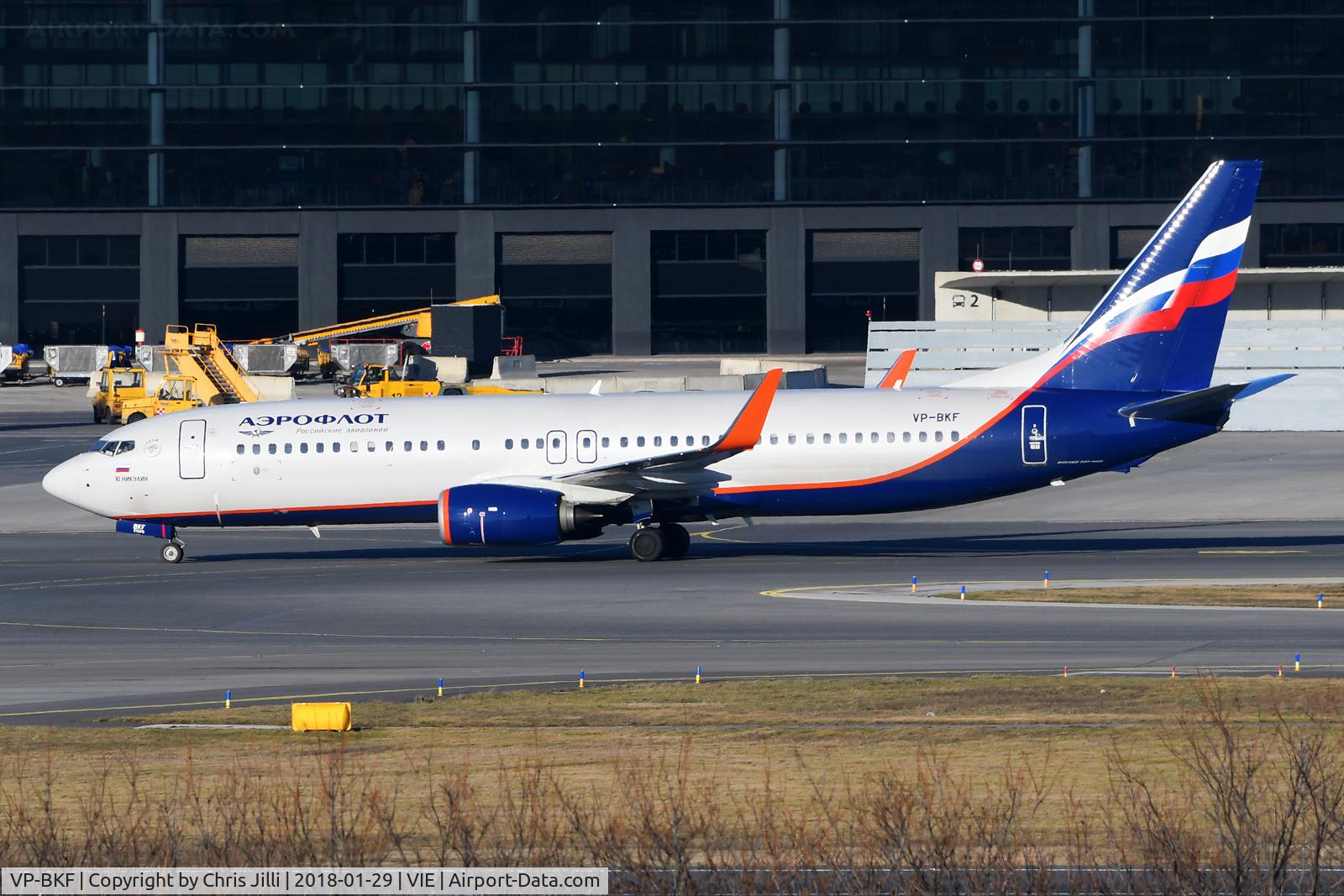 VP-BKF, 2017 Boeing 737-8MC C/N 44440, Aeroflot