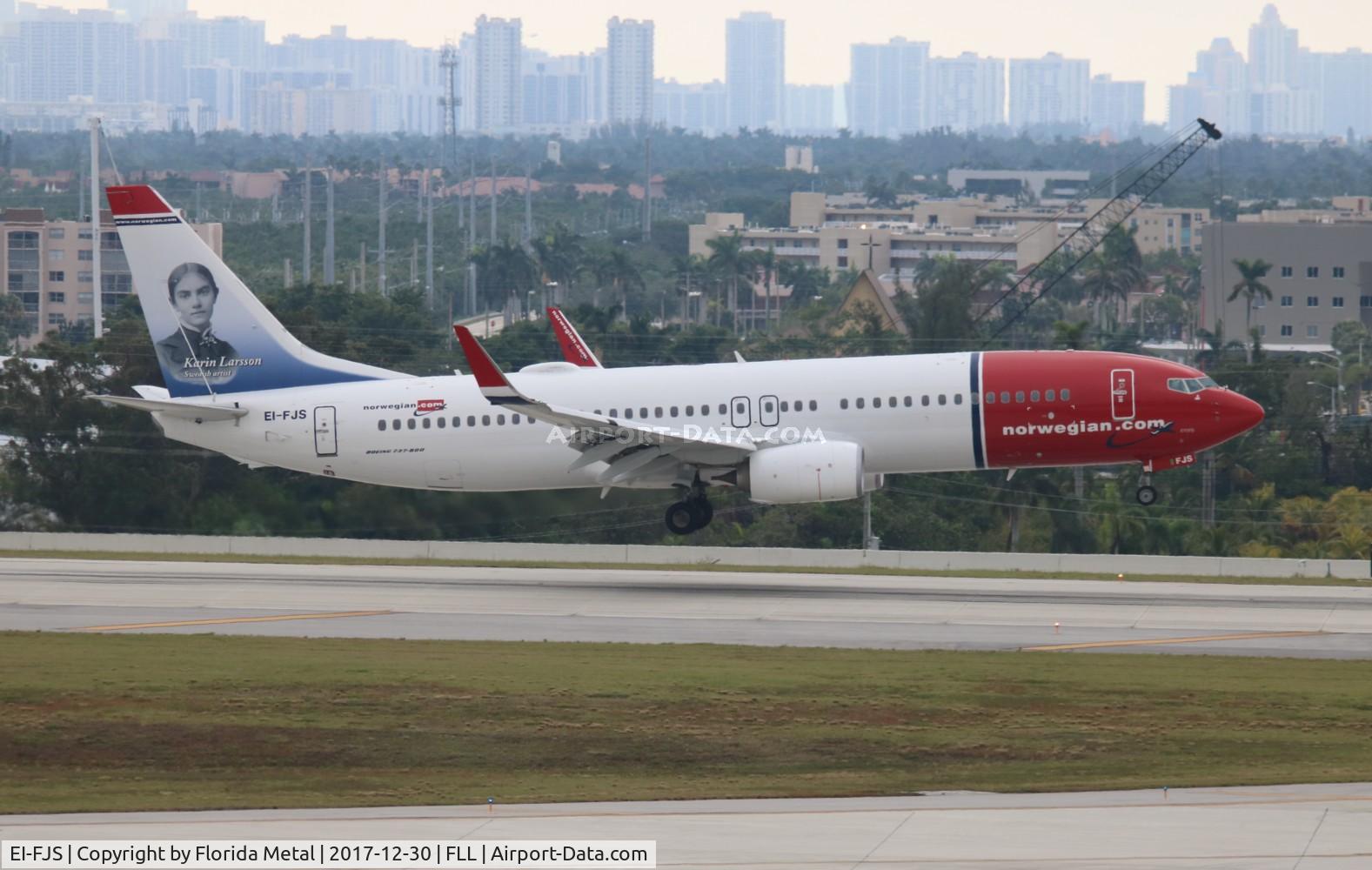 EI-FJS, 2016 Boeing 737-8JP C/N 41153, Norwegian