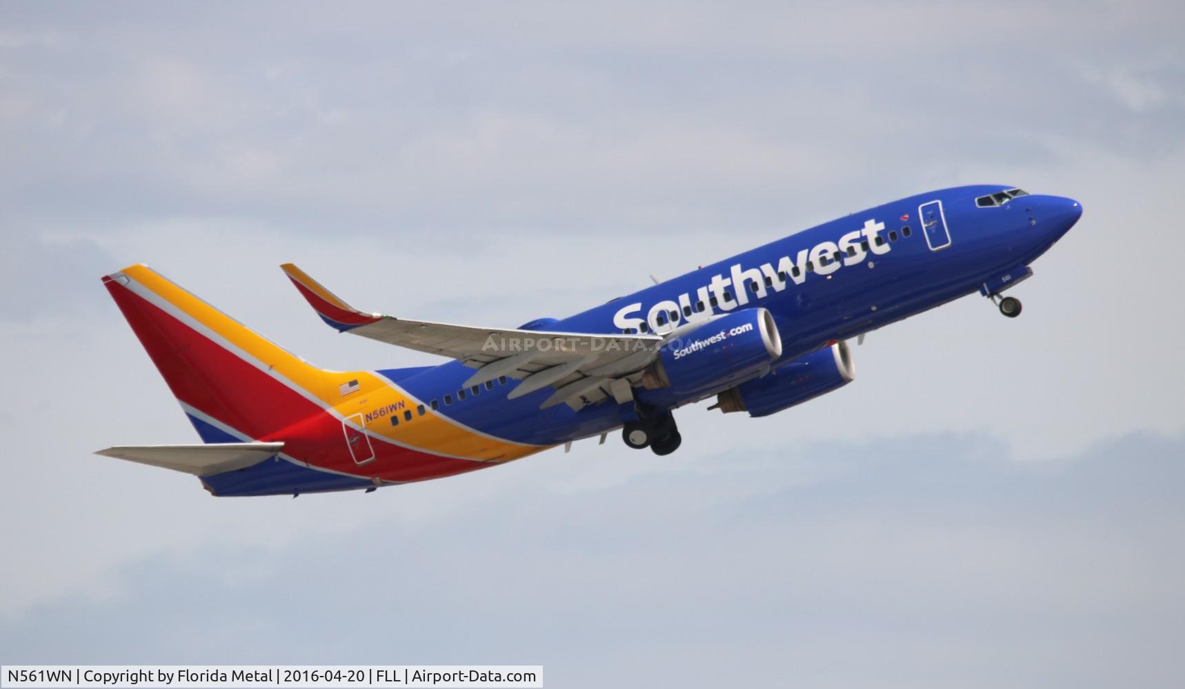 N561WN, 2003 Boeing 737-73V C/N 32417, Southwest