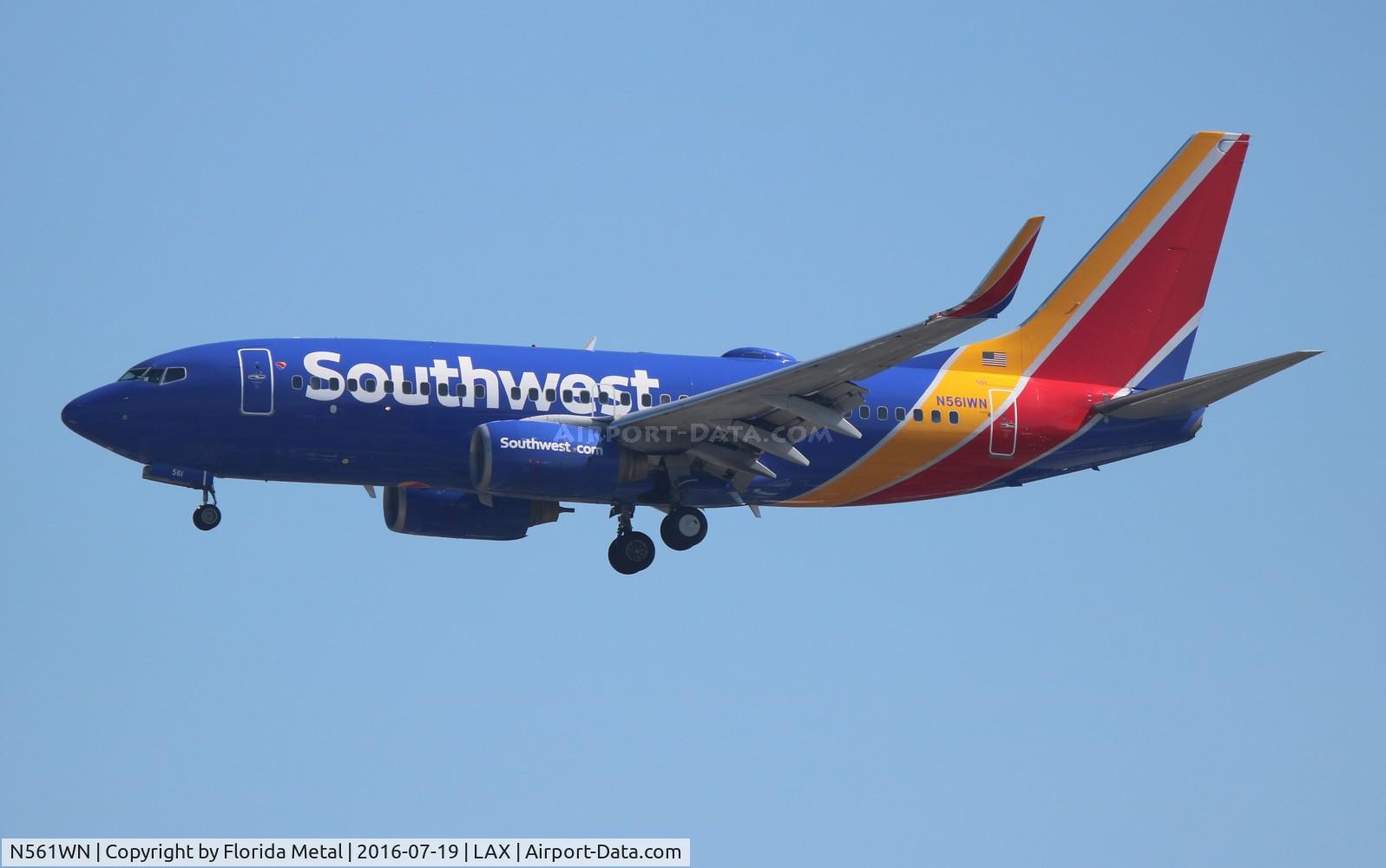 N561WN, 2003 Boeing 737-73V C/N 32417, Southwest