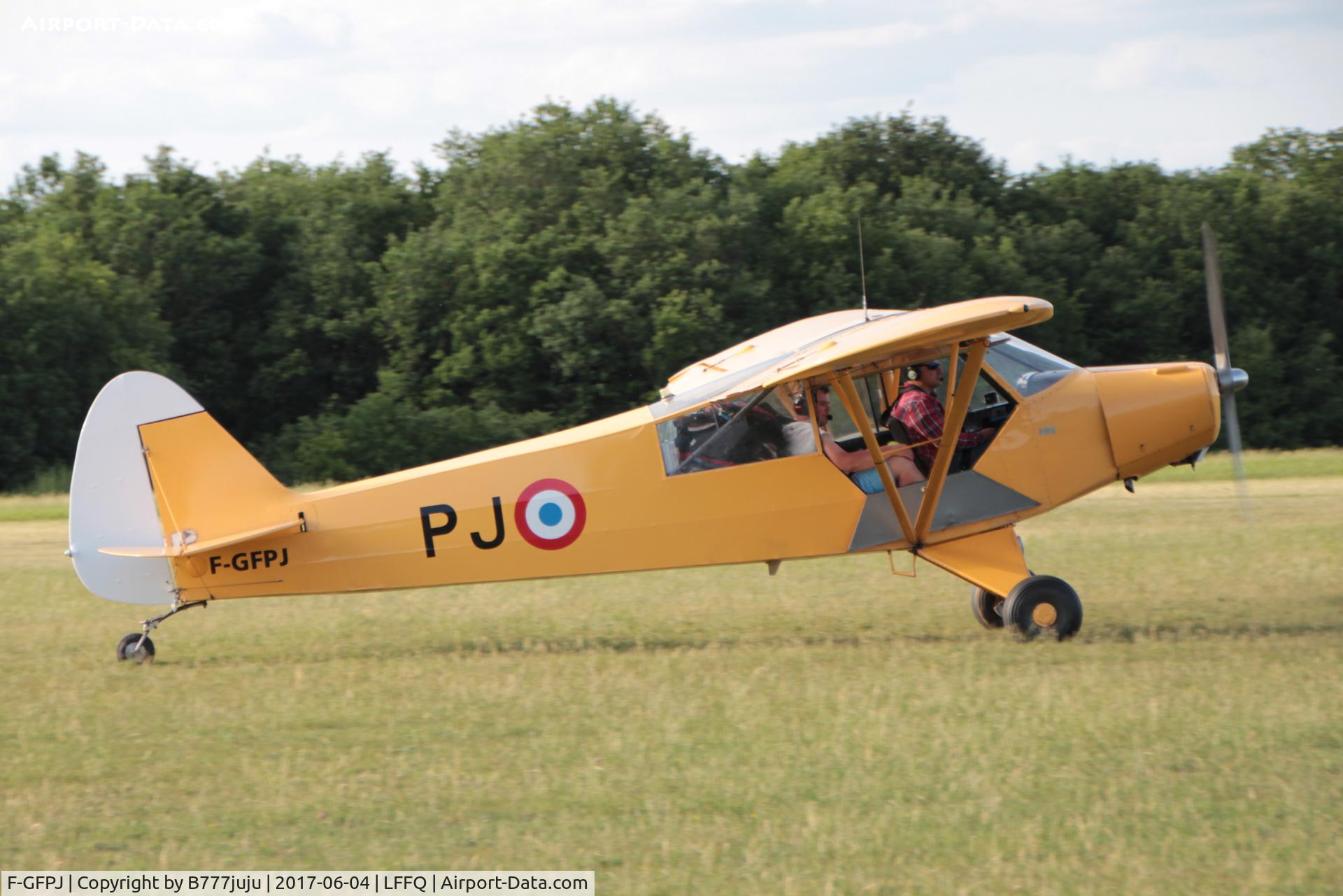 F-GFPJ, 1953 Piper L-18C Super Cub (PA-18-95) C/N 18-3191, at Cerny