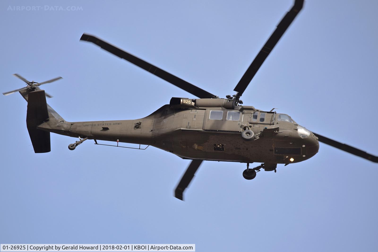 01-26925, 2001 Sikorsky UH-60L Black Hawk C/N inknown, 1-183rd AVN BN, Idaho Army National Guard.