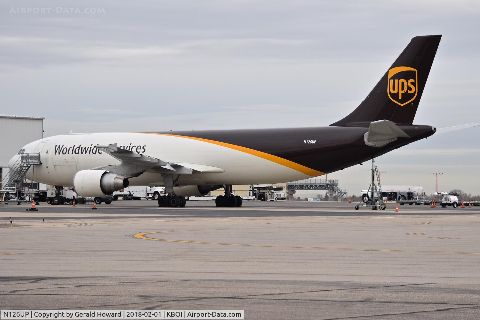 N126UP, 2000 Airbus A300F4-622R(F) C/N 0810, Parked on the UPS ramp.