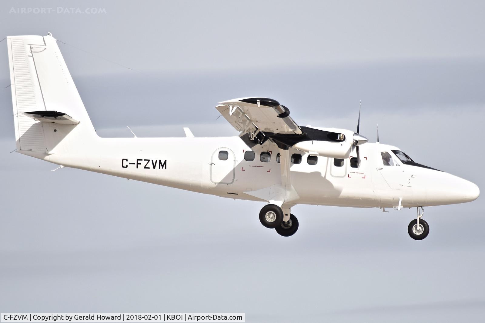 C-FZVM, 2017 Viking DHC-6-400 Twin Otter C/N 959, Landing RWY 10R.