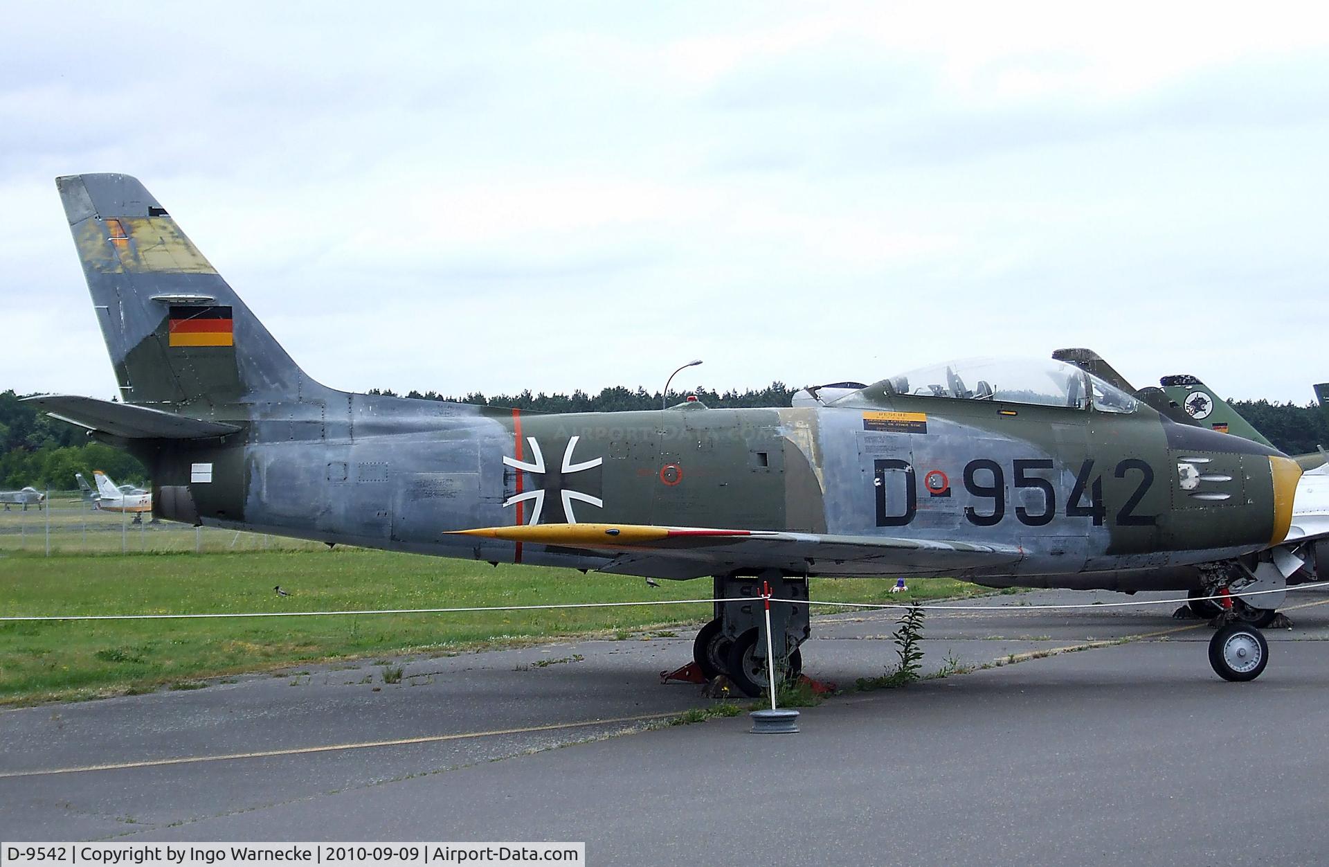 D-9542, 1956 Canadair CL-13B Sabre 6 C/N S6-1740, Canadair CL-13B Sabre 6 (F-86) at the Luftwaffenmuseum, Berlin-Gatow