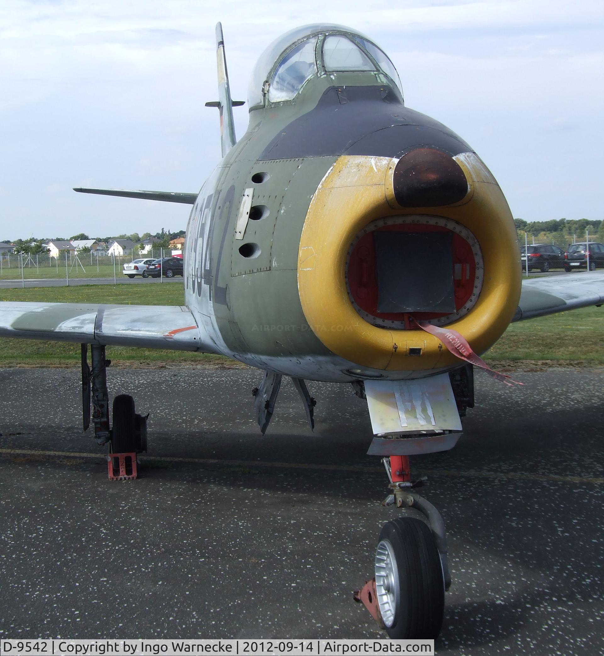 D-9542, 1956 Canadair CL-13B Sabre 6 C/N S6-1740, Canadair CL-13B Sabre 6 (F-86) at the Luftwaffenmuseum, Berlin-Gatow