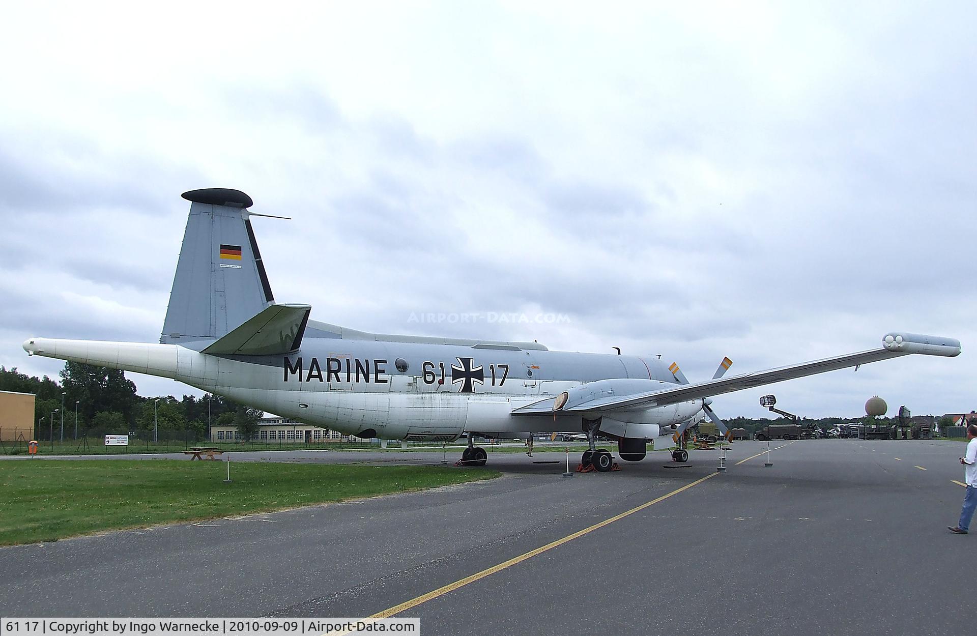 61 17, Breguet 1150 Atlantic C/N 34, Breguet Br.1150 Atlantic (ELINT-Version) at the Luftwaffenmuseum, Berlin-Gatow