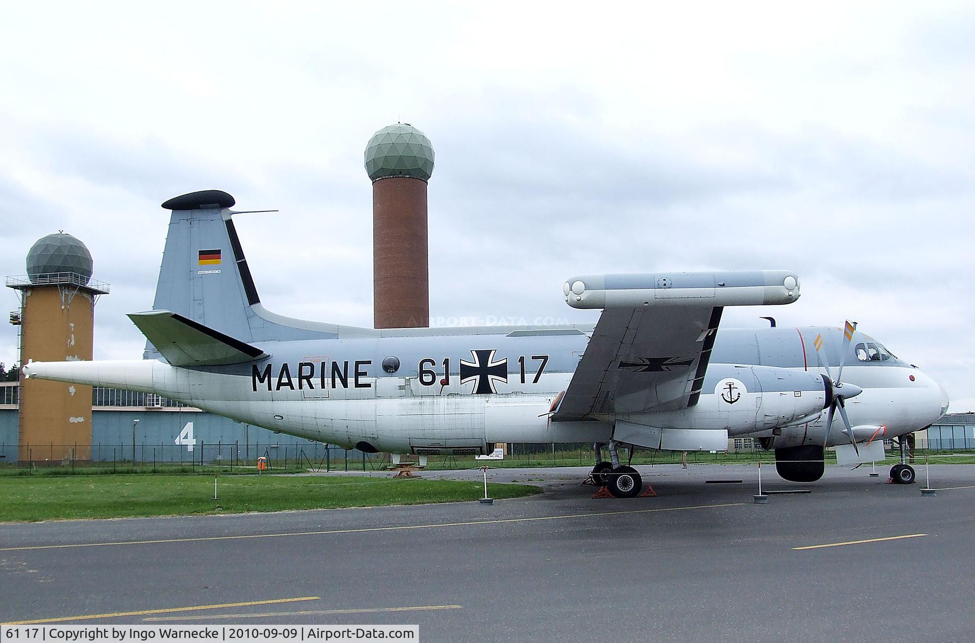 61 17, Breguet 1150 Atlantic C/N 34, Breguet Br.1150 Atlantic (ELINT-Version) at the Luftwaffenmuseum, Berlin-Gatow