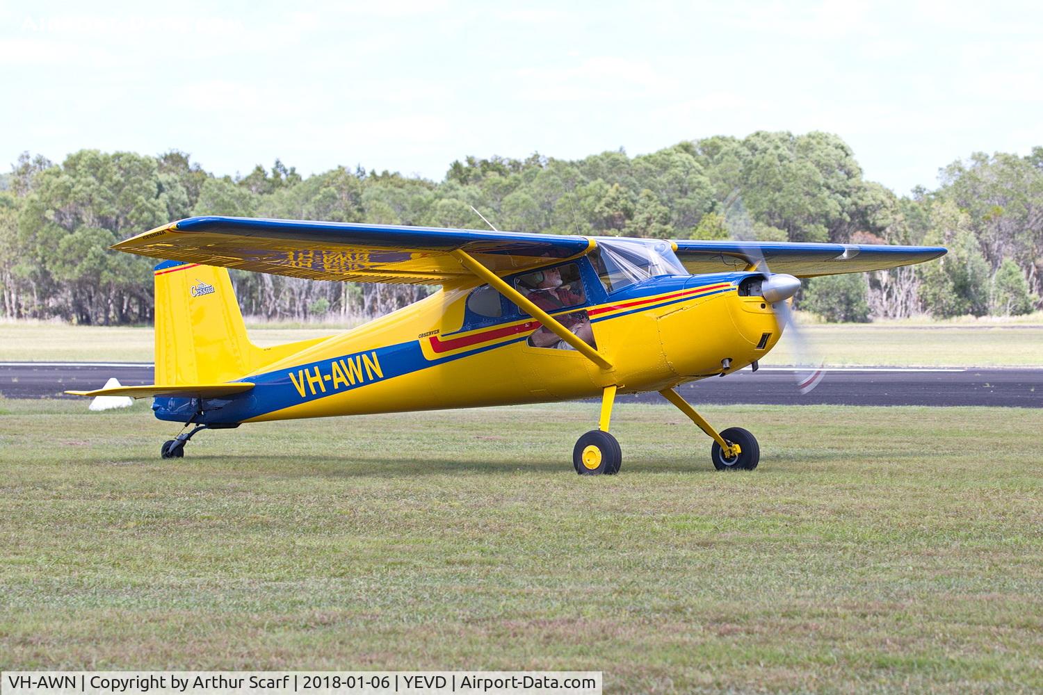 VH-AWN, 1959 Cessna 150 C/N 17617, The Great Eastern fly in Evans Head NSW 2018