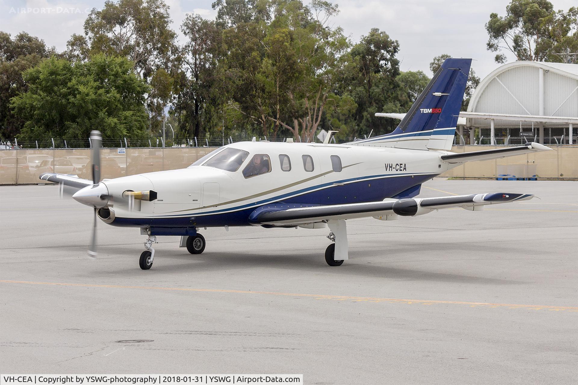 VH-CEA, 2013 Socata TBM-700 C/N 683, A&C Aviation (VH-CEA) Socata TBM-850 taxiing at Wagga Wagga Airport
