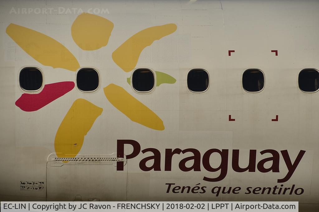 EC-LIN, 2010 Embraer 195LR (ERJ-190-200LR) C/N 19000401, Air Europa parking I14