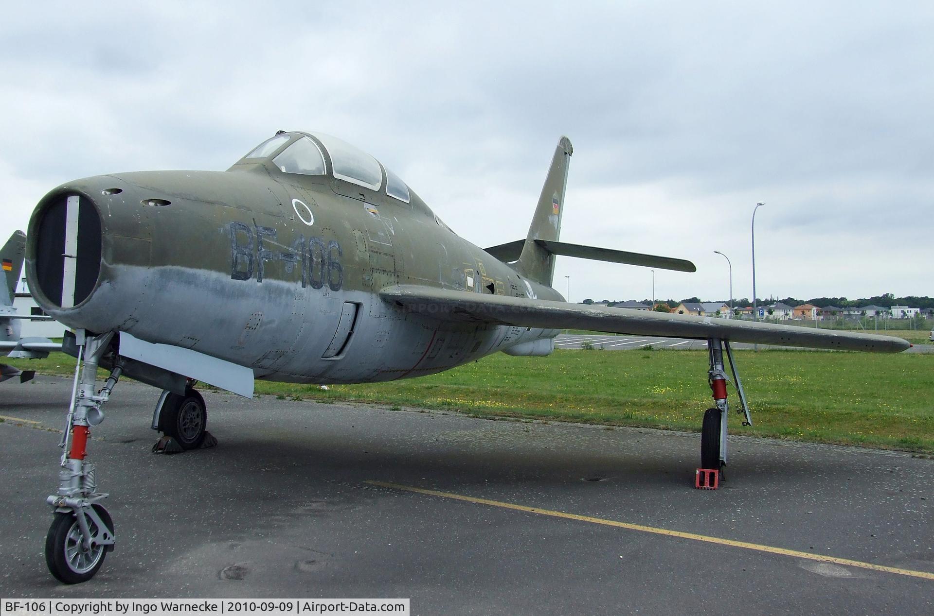 BF-106, Republic F-84F Thunderstreak C/N S/N 52-6804, Republic F-84F Thunderstreak at the Luftwaffenmuseum, Berlin-Gatow