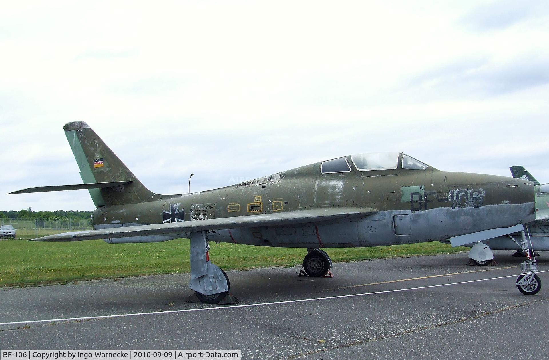 BF-106, Republic F-84F Thunderstreak C/N S/N 52-6804, Republic F-84F Thunderstreak at the Luftwaffenmuseum, Berlin-Gatow