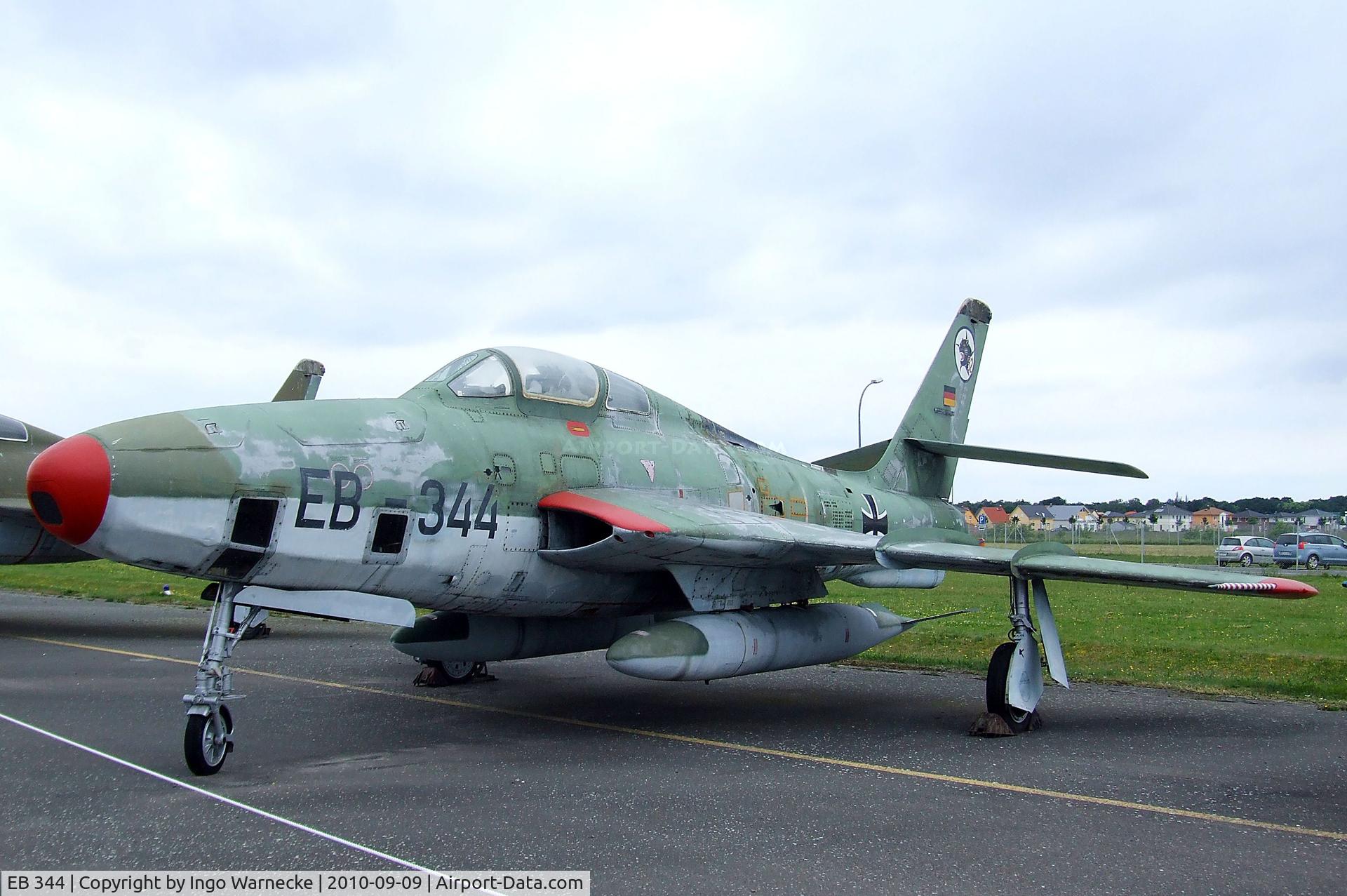 EB 344, 1955 Republic RF-84F Thunderflash C/N 52-7346, Republic RF-84F Thunderflash at the Luftwaffenmuseum, Berlin-Gatow