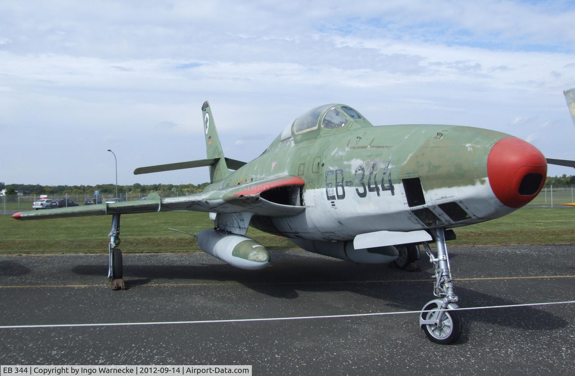 EB 344, 1955 Republic RF-84F Thunderflash C/N 52-7346, Republic RF-84F Thunderflash at the Luftwaffenmuseum, Berlin-Gatow