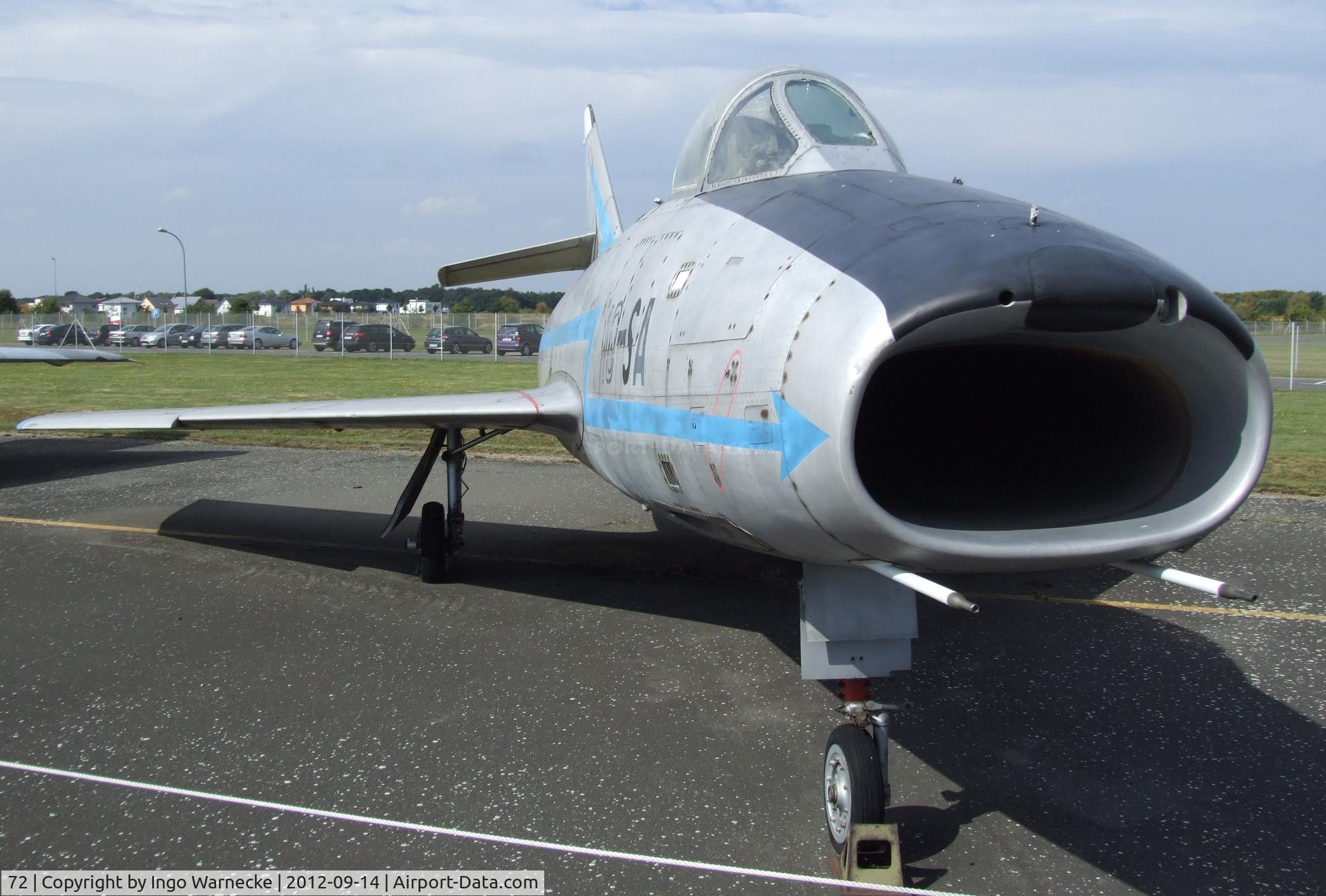 72, Dassault Super Mystere B.2 C/N 72, Dassault Super Mystere B.2 at the Luftwaffenmuseum, Berlin-Gatow