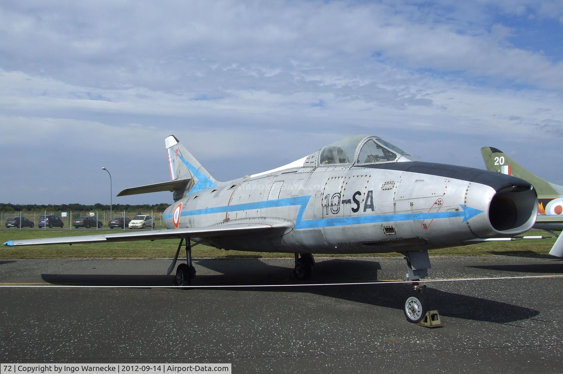 72, Dassault Super Mystere B.2 C/N 72, Dassault Super Mystere B.2 at the Luftwaffenmuseum, Berlin-Gatow