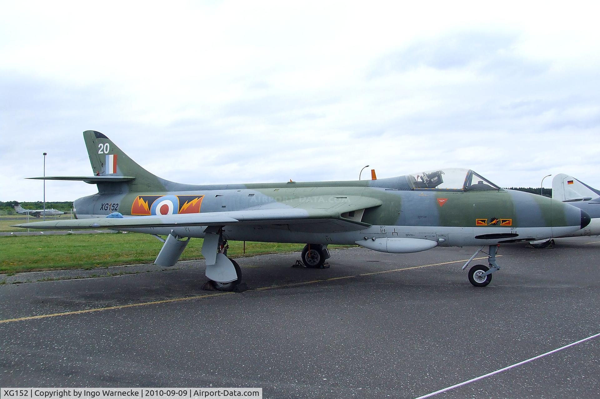 XG152, 1956 Hawker Hunter F.6 C/N S4/U/3385, Hawker Hunter F6 at the Luftwaffenmuseum, Berlin-Gatow