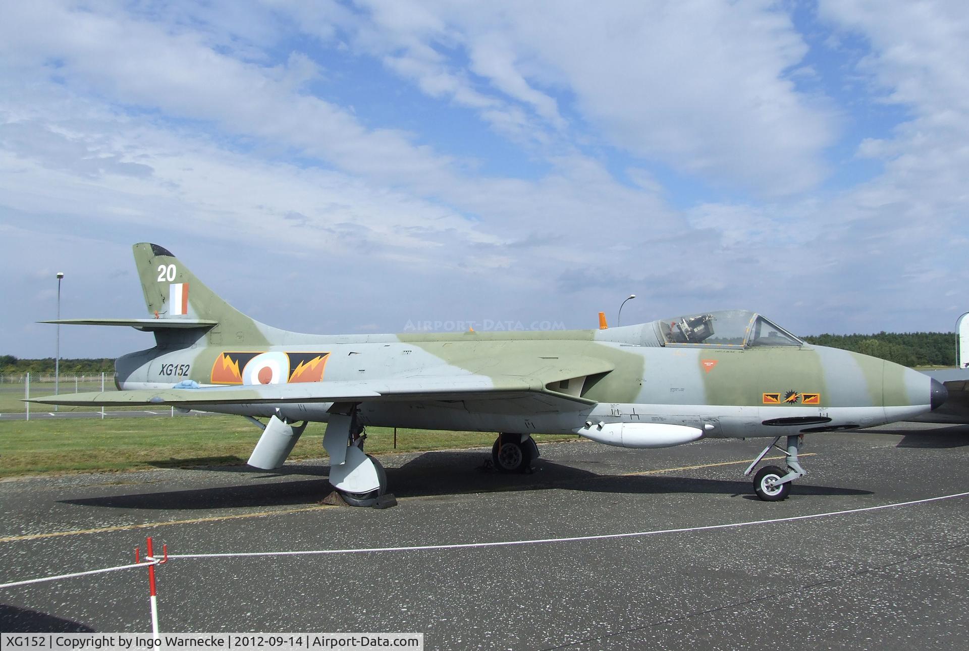 XG152, 1956 Hawker Hunter F.6 C/N S4/U/3385, Hawker Hunter F6 at the Luftwaffenmuseum, Berlin-Gatow