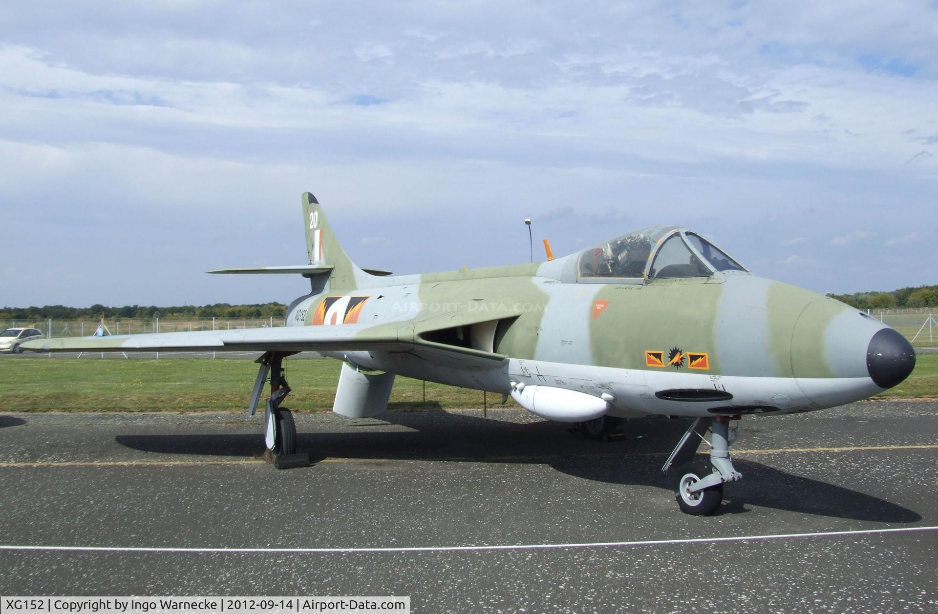 XG152, 1956 Hawker Hunter F.6 C/N S4/U/3385, Hawker Hunter F6 at the Luftwaffenmuseum, Berlin-Gatow