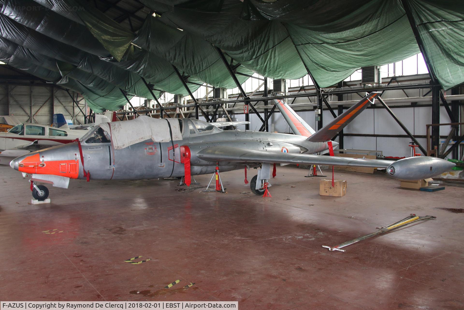 F-AZUS, Fouga CM-170 Magister C/N 500, CM-170R  preserved at Brustem.