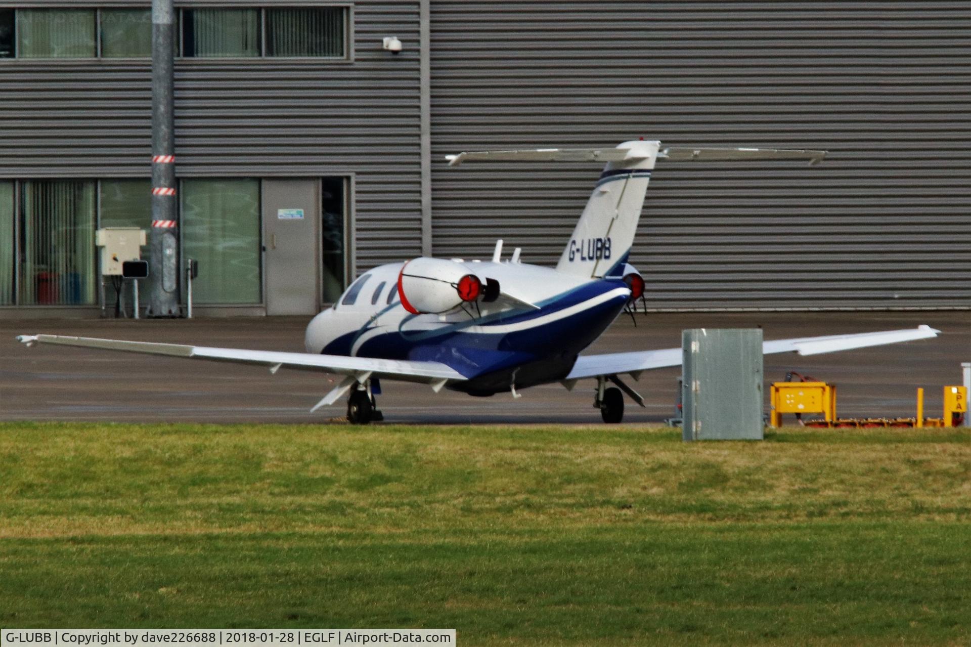 G-LUBB, 1998 Cessna 525 CitationJet C/N 525-0271, A new colour scheme for Centrelines 525 Citation, seen at Farnborough - FAB