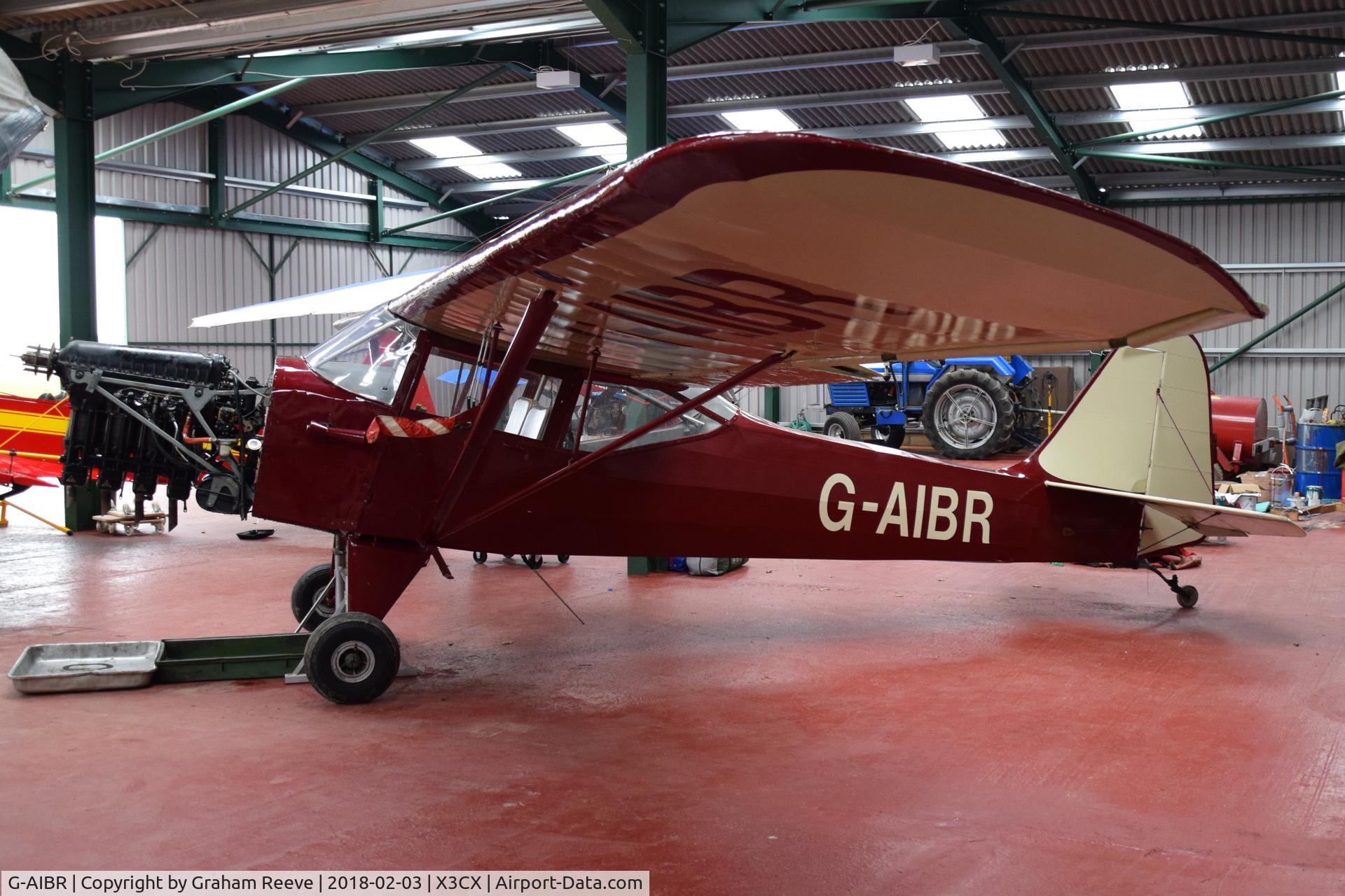 G-AIBR, 1946 Auster J-1N Alpha C/N 2151, Parked at Northrepps.