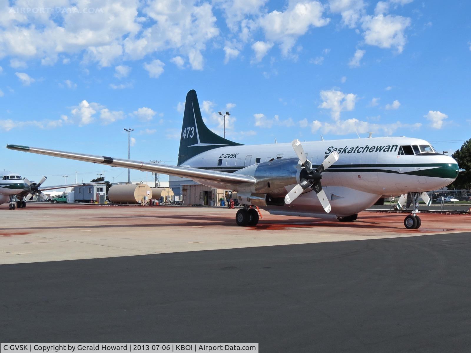 C-GVSK, 1955 Convair 340 C/N 238, Parked on the NIFC ramp.