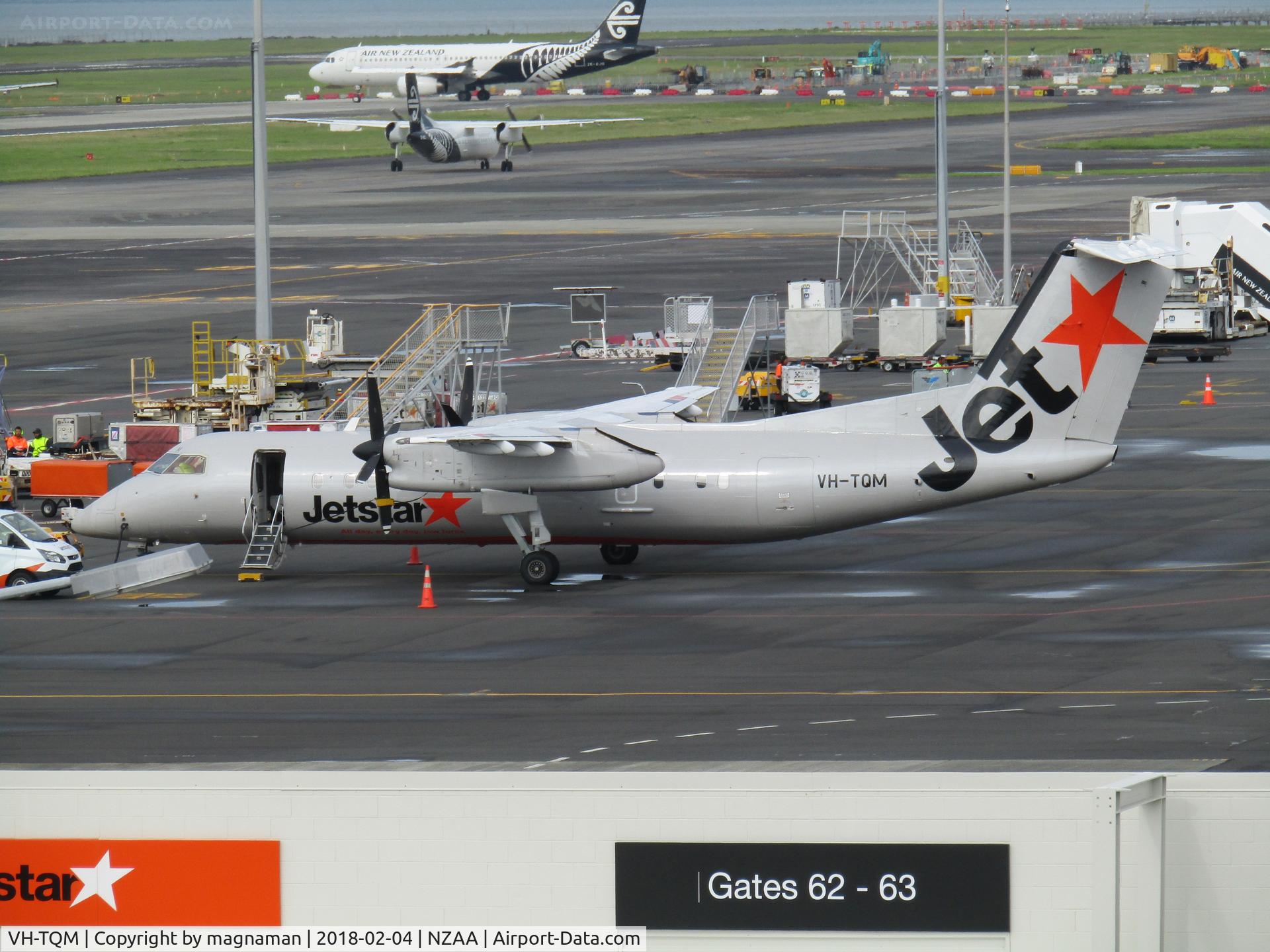 VH-TQM, 2004 De Havilland Canada DHC-8-315Q Dash 8 C/N 604, on stand