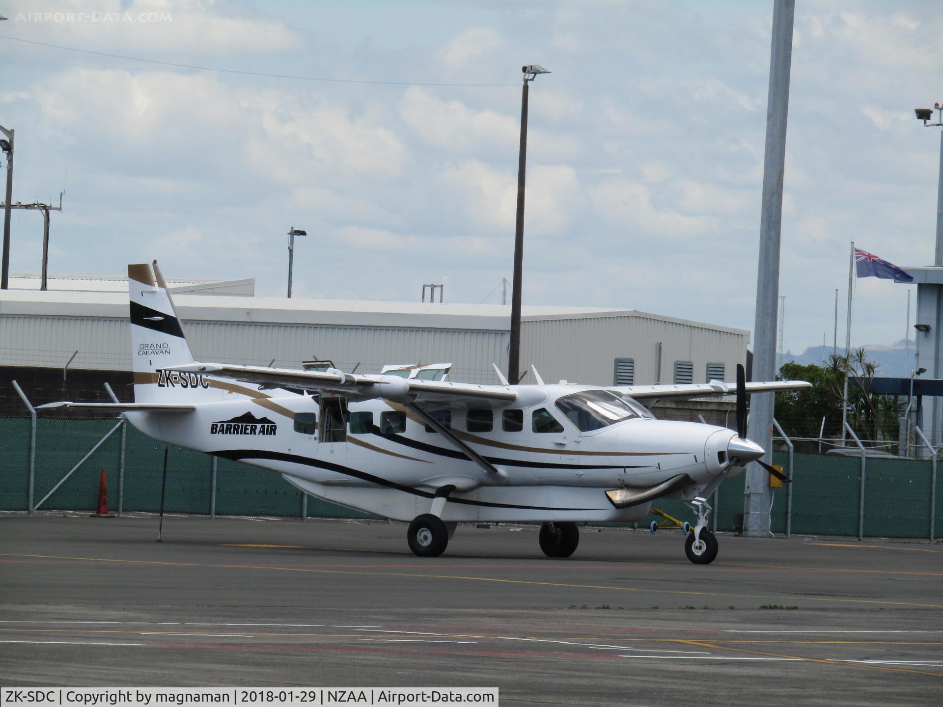 ZK-SDC, 2008 Cessna 208B  Caravan C/N 208-2057, on apron after delivery ex N2057