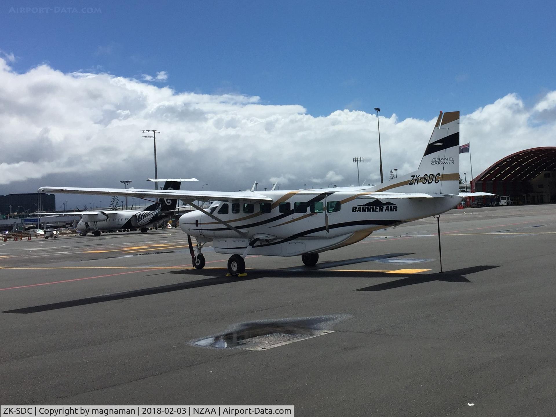 ZK-SDC, 2008 Cessna 208B  Caravan C/N 208-2057, on domestic apron