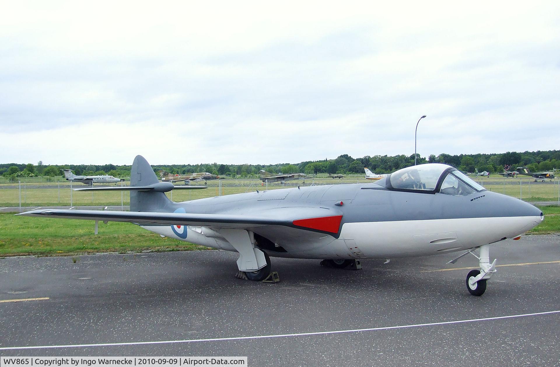 WV865, 1954 Hawker Sea Hawk FGA.6 C/N 6110, Hawker Sea Hawk FGA6 at the Luftwaffenmuseum, Berlin-Gatow