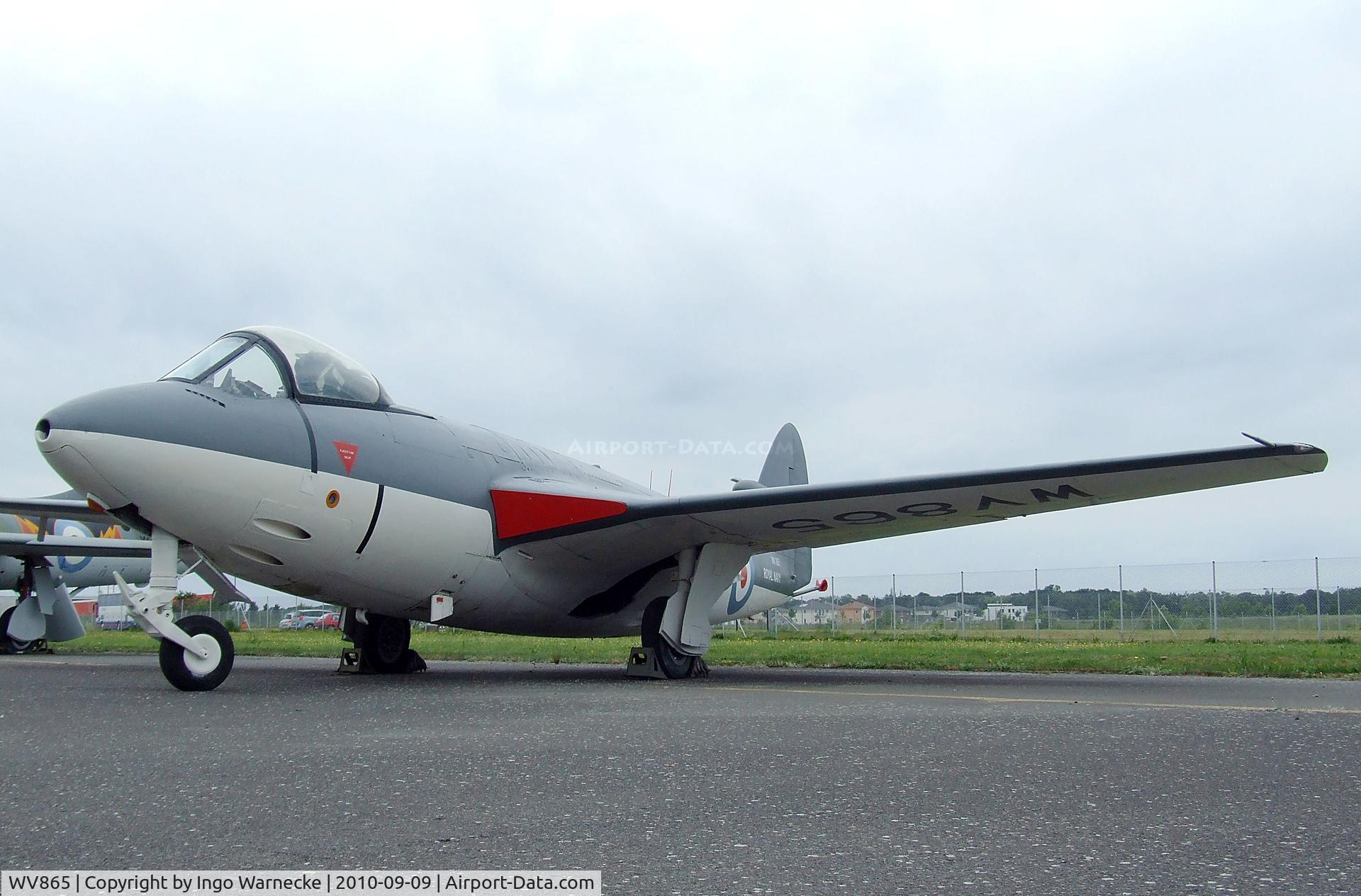 WV865, 1954 Hawker Sea Hawk FGA.6 C/N 6110, Hawker Sea Hawk FGA6 at the Luftwaffenmuseum, Berlin-Gatow