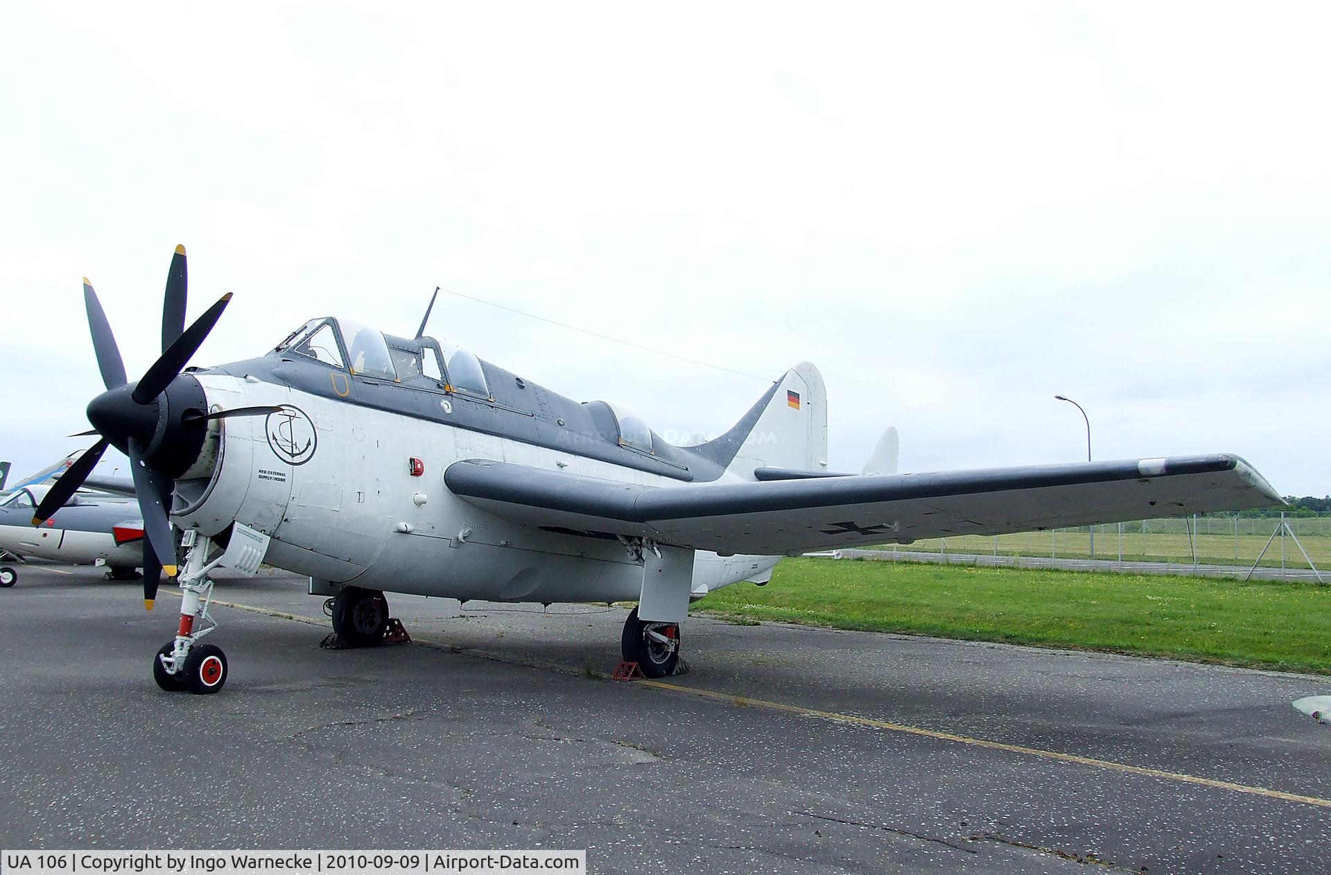 UA 106, Fairey Gannet AS.4 C/N F9391, Fairey Gannet AS4 at the Luftwaffenmuseum, Berlin-Gatow