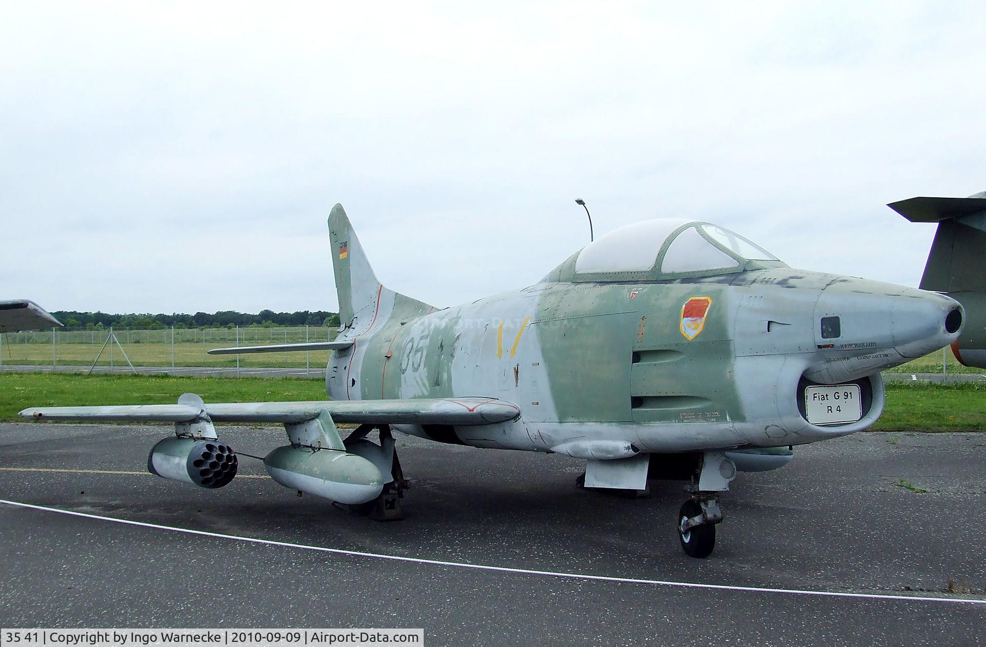 35 41, Fiat G-91R/4 C/N 113, FIAT G.91R/4 at the Luftwaffenmuseum, Berlin-Gatow