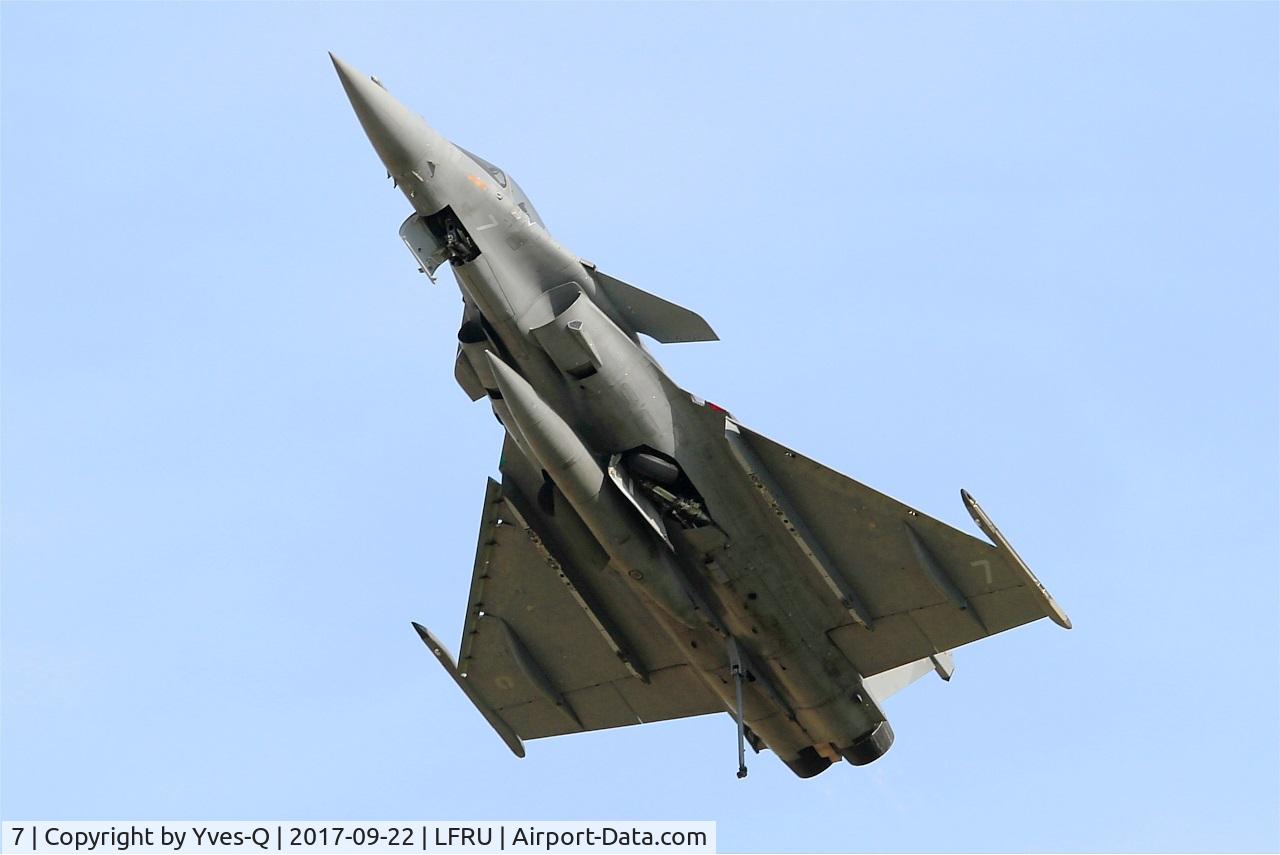 7, Dassault Rafale M C/N 7, Dassault Rafale M, On display, Morlaix-Ploujean airport (LFRU-MXN) Air show 2017