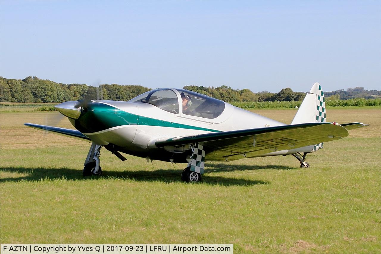 F-AZTN, 1946 Globe GC-1B Swift C/N 1151, Globe GC-1B Swift, Taxiing, Morlaix-Ploujean airport (LFRU-MXN) air show 2017