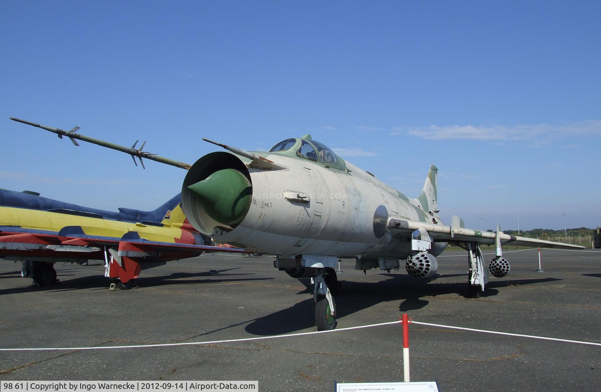 98 61, Sukhoi Su-20 C/N 72412, Sukhoi Su-20 (Su-17M export version) FITTER-C at the Luftwaffenmuseum, Berlin-Gatow