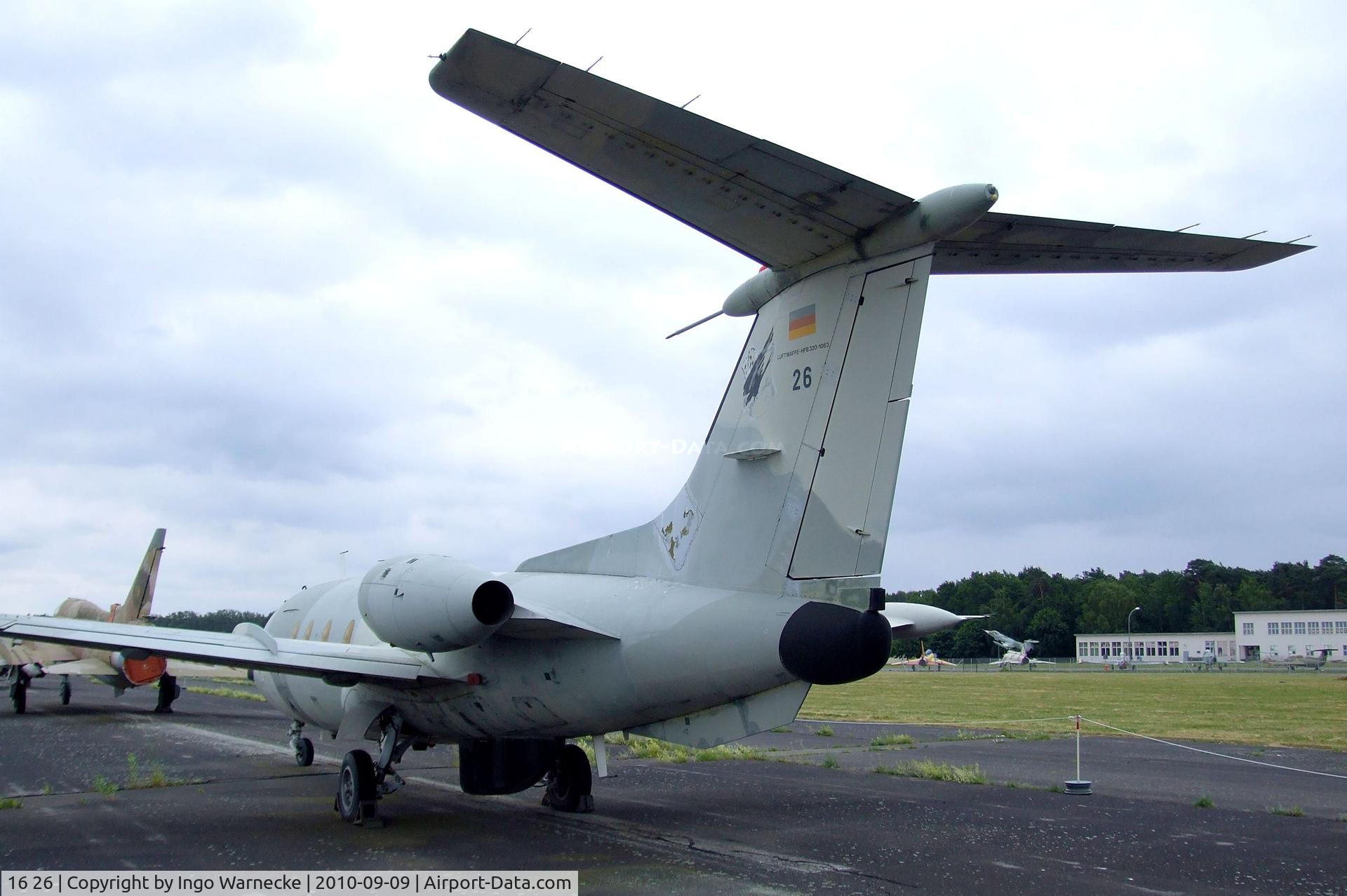 16 26, Hamburger Flugzeugbau HFB-320ECM Hansa Jet C/N 1063, Hamburger Flugzeugbau HFB-320ECM Hansa Jet at the Luftwaffenmuseum, Berlin-Gatow