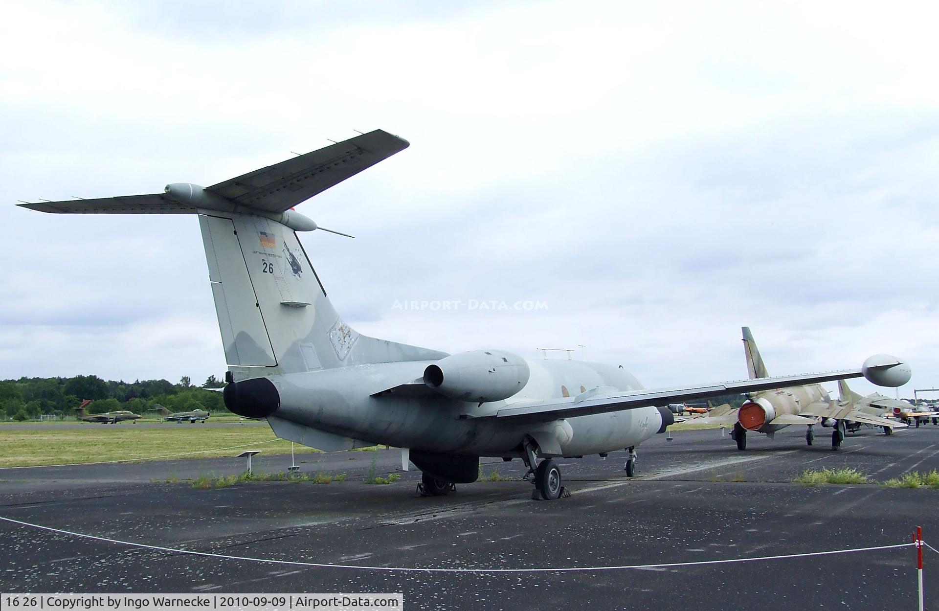 16 26, Hamburger Flugzeugbau HFB-320ECM Hansa Jet C/N 1063, Hamburger Flugzeugbau HFB-320ECM Hansa Jet at the Luftwaffenmuseum, Berlin-Gatow