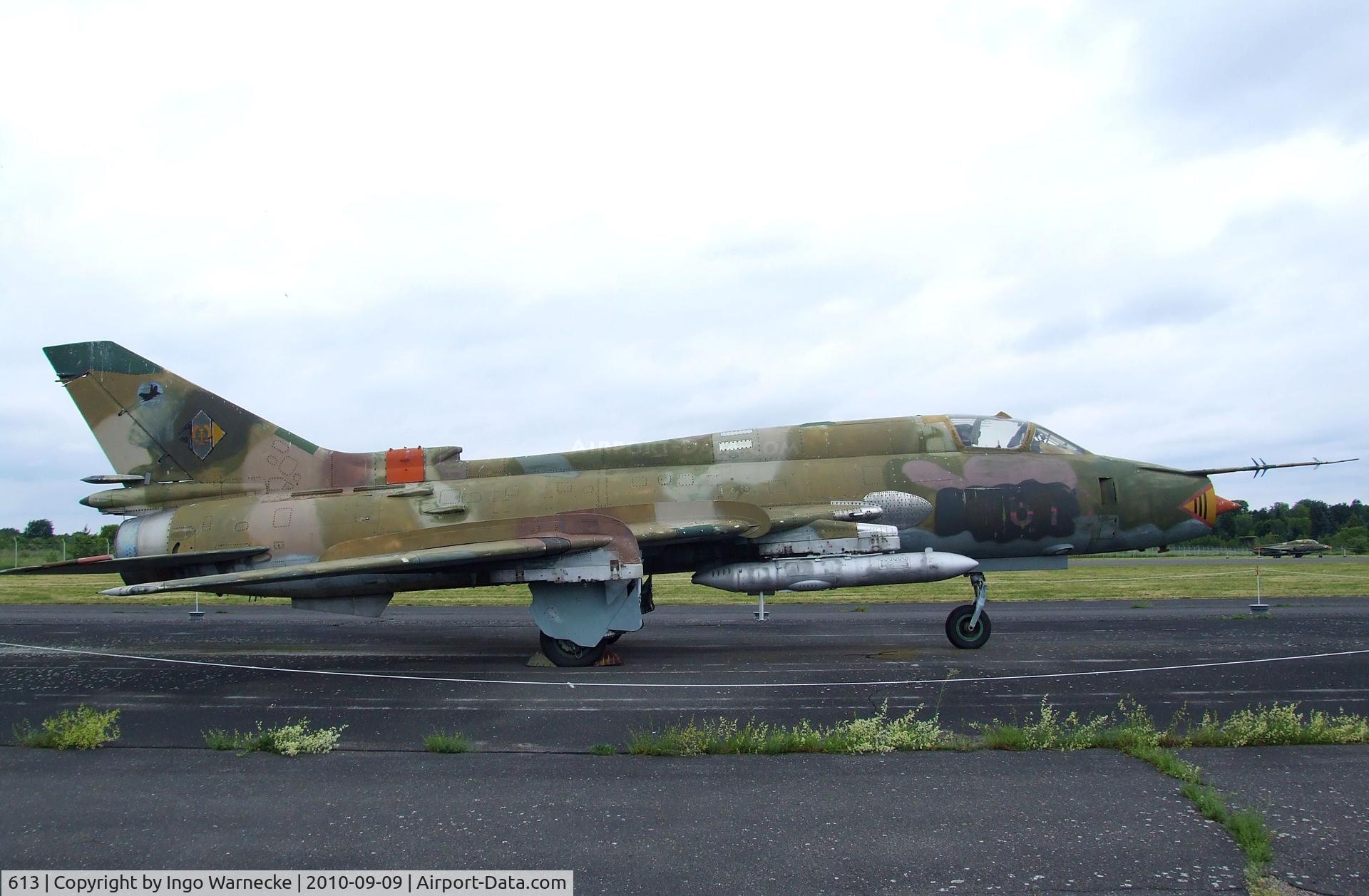 613, Sukhoi Su-22M-4 C/N 25018, Sukhoi Su-22M-4 FITTER-K at the Luftwaffenmuseum, Berlin-Gatow