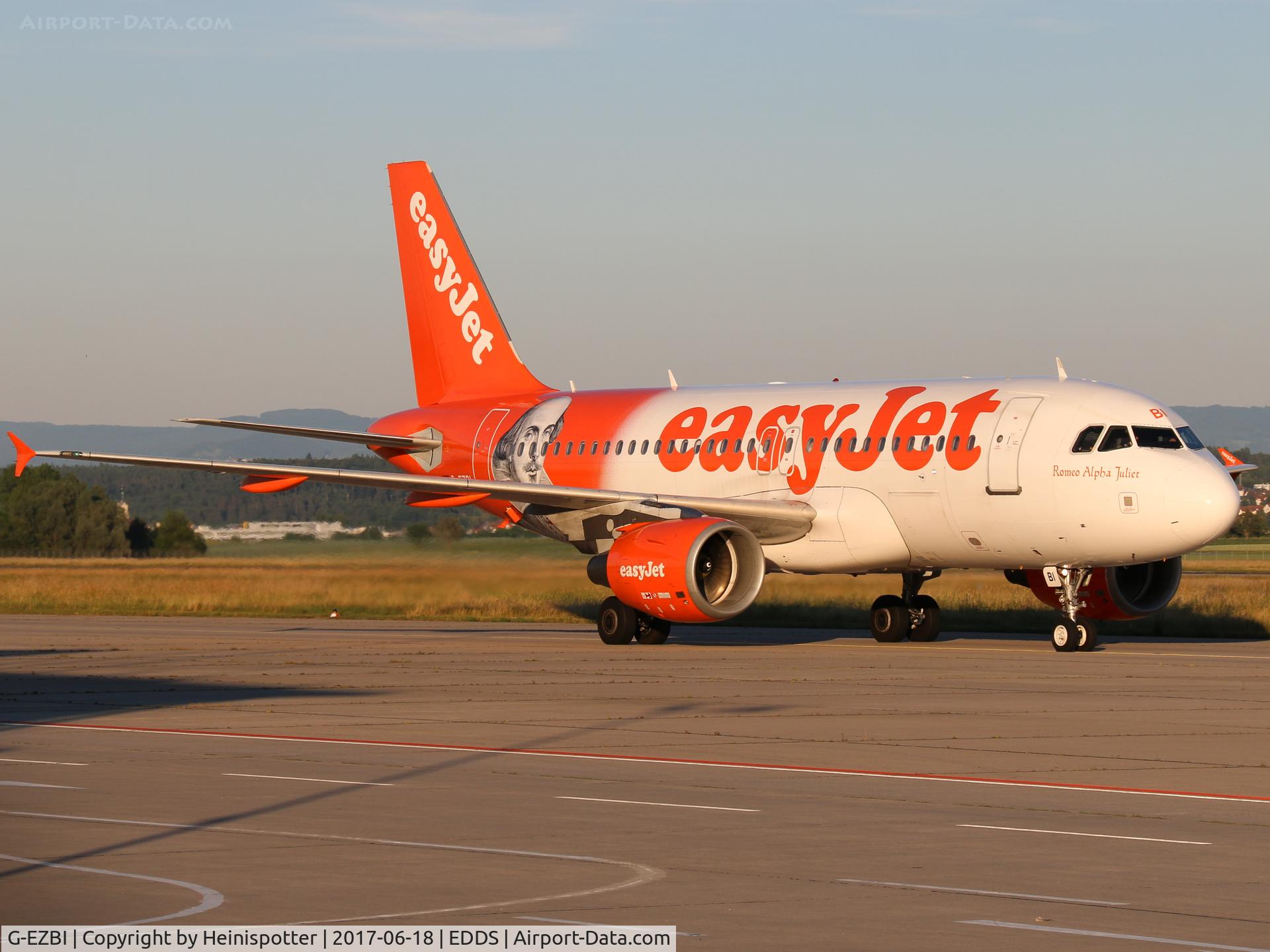 G-EZBI, 2006 Airbus A319-111 C/N 3003, G-EZBI at Stuttgart Airport.