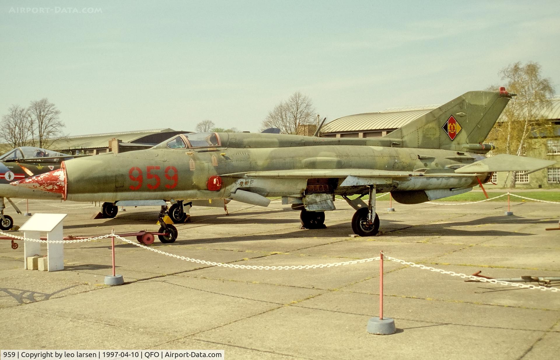 959, 1968 Mikoyan-Gurevich MiG-21SPS C/N 94A6503, Duxford Museum 10.4.1997