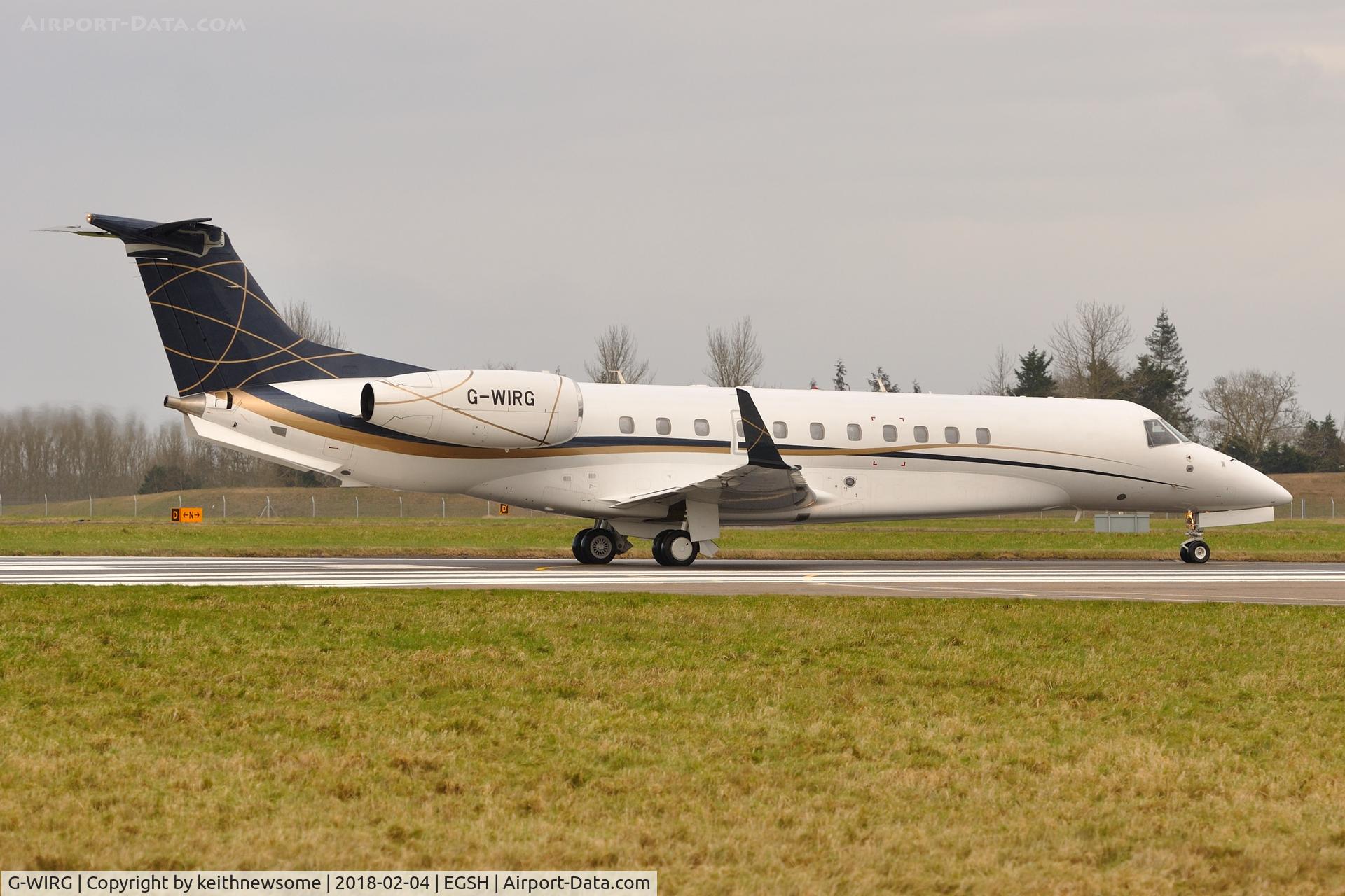 G-WIRG, 2013 Embraer EMB-135BJ Legacy 650 C/N 14501184, Leaving for Sweden.