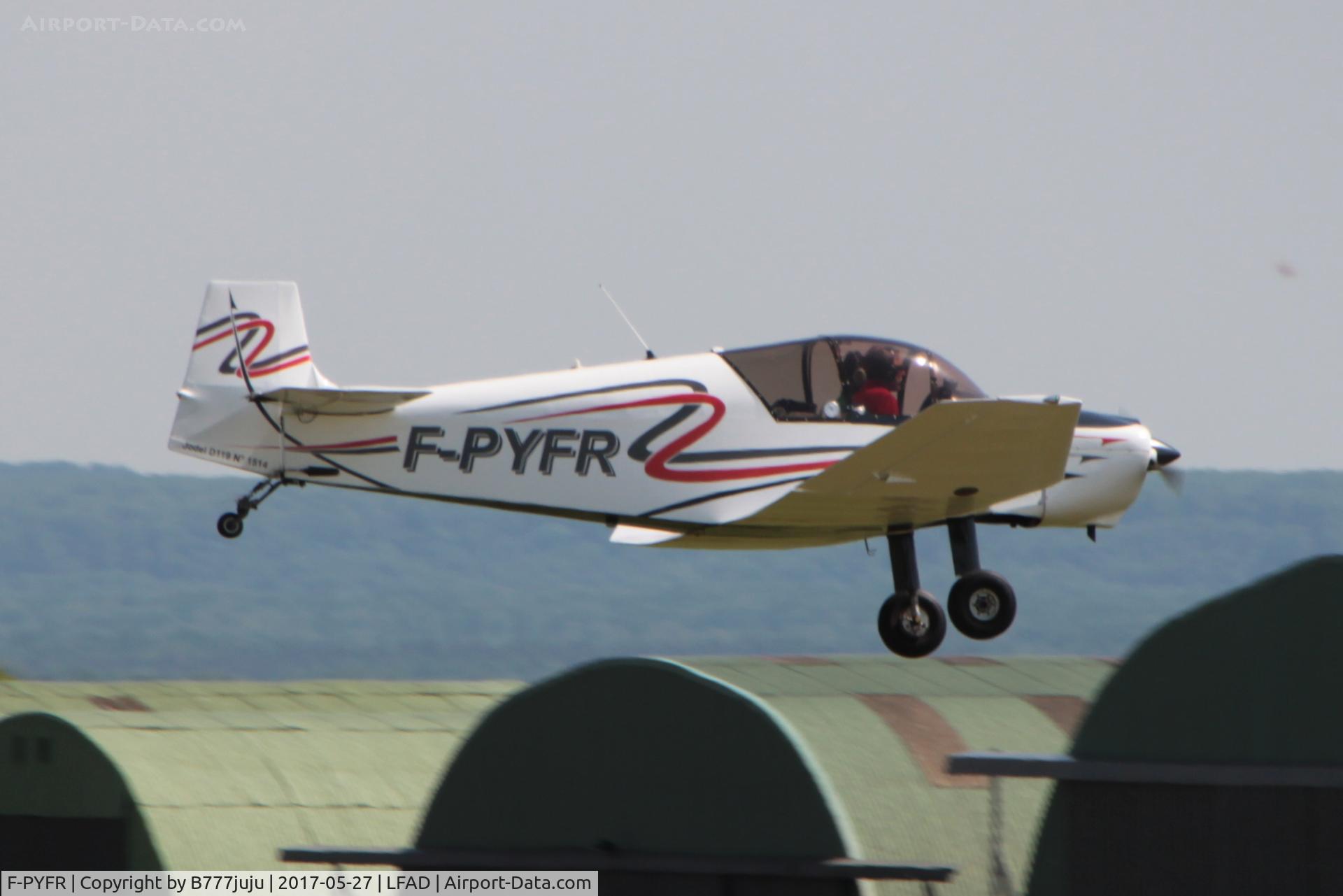 F-PYFR, Jodel D-119 C/N 1514, at Compiégne