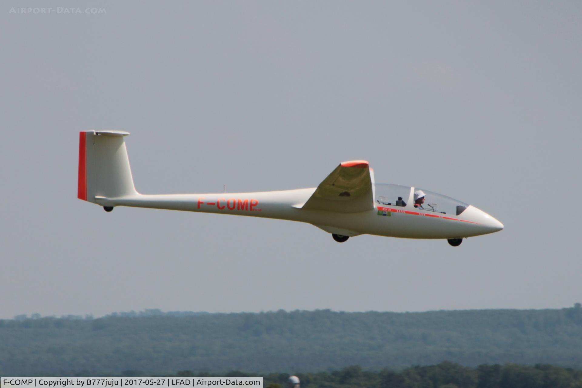 F-COMP, Schleicher ASK-21 C/N 21837, at Compiégne