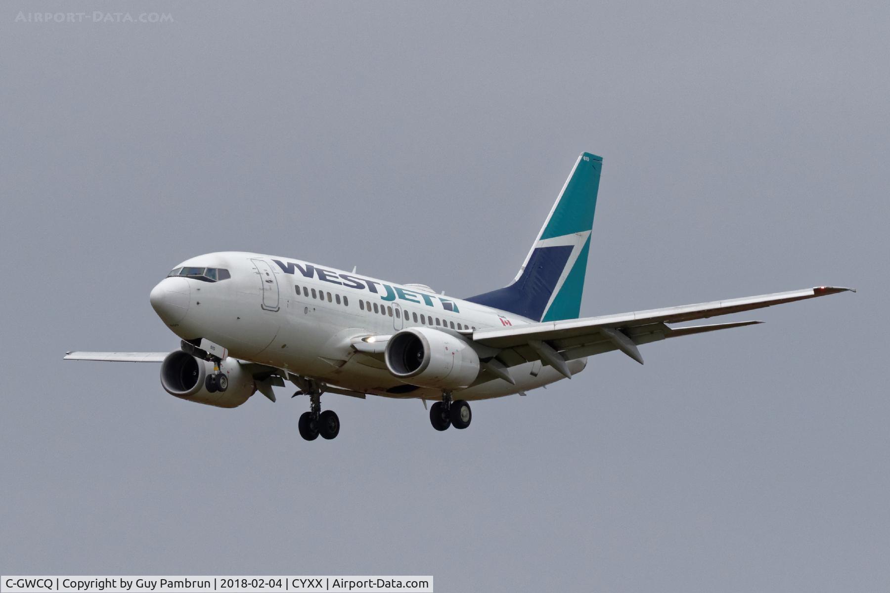 C-GWCQ, 2006 Boeing 737-6CT C/N 35111, Landing