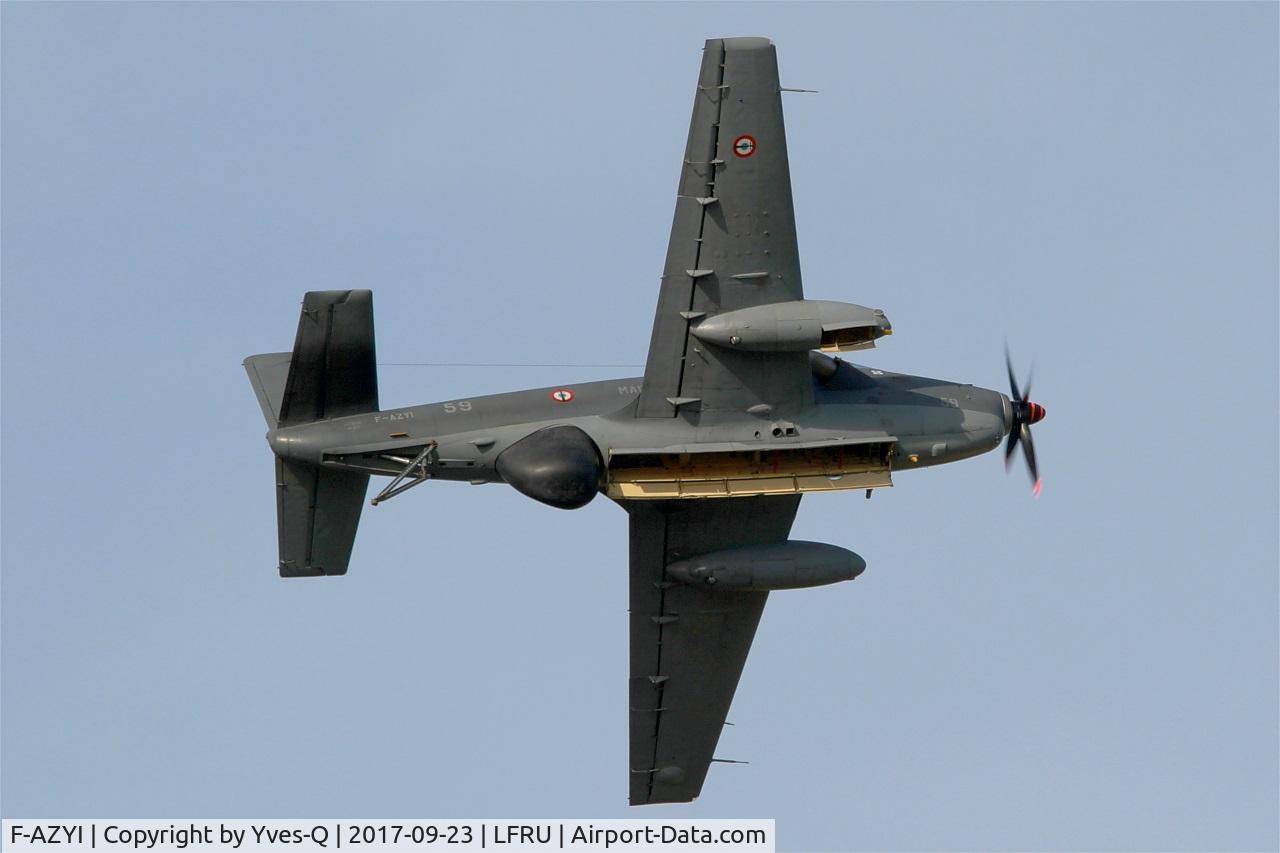 F-AZYI, 1959 Breguet Br.1050 Alize C/N 59, Breguet Br.1050 Alize, On display, Morlaix-Ploujean airport (LFRU-MXN) air show 2017