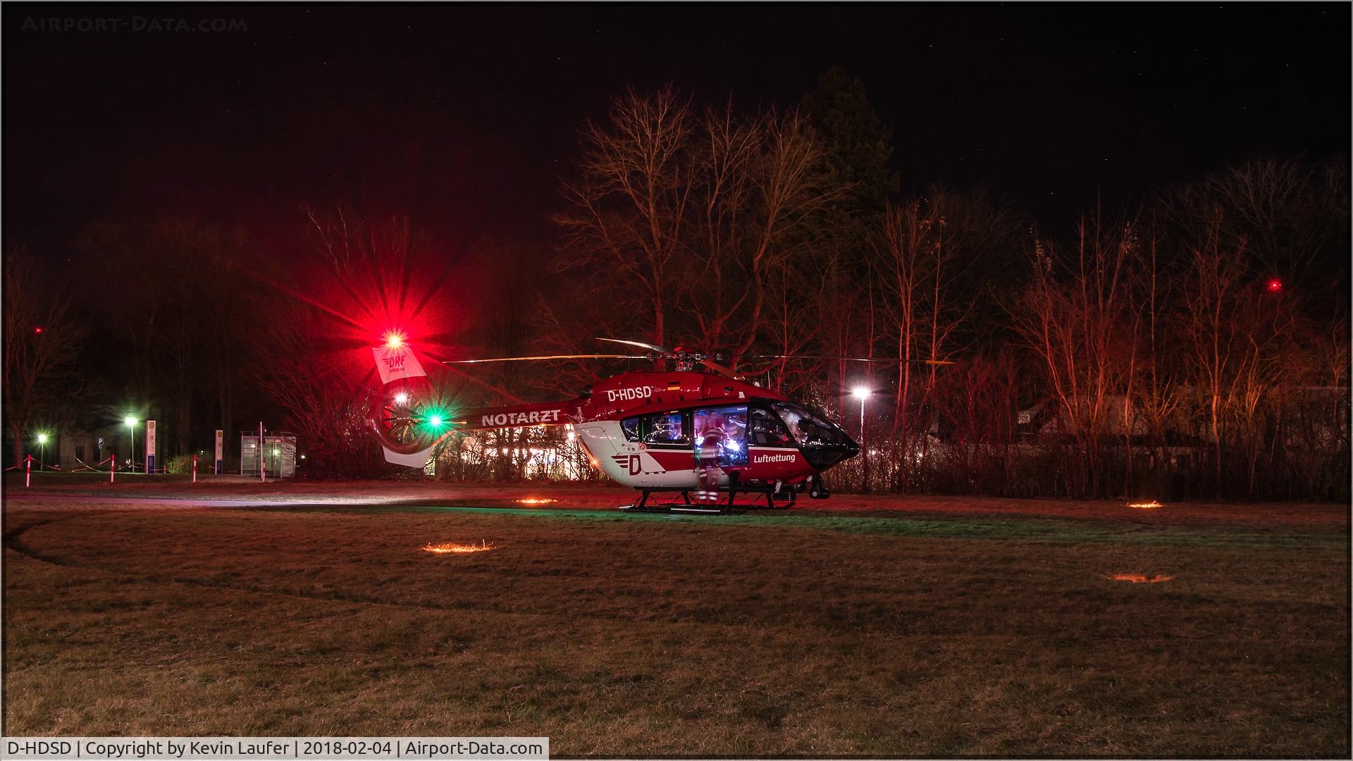 D-HDSD, 2014 Airbus Helicopters EC-145T-2 (BK-117D-2) C/N 20004, @Krankenhaus Günzburg